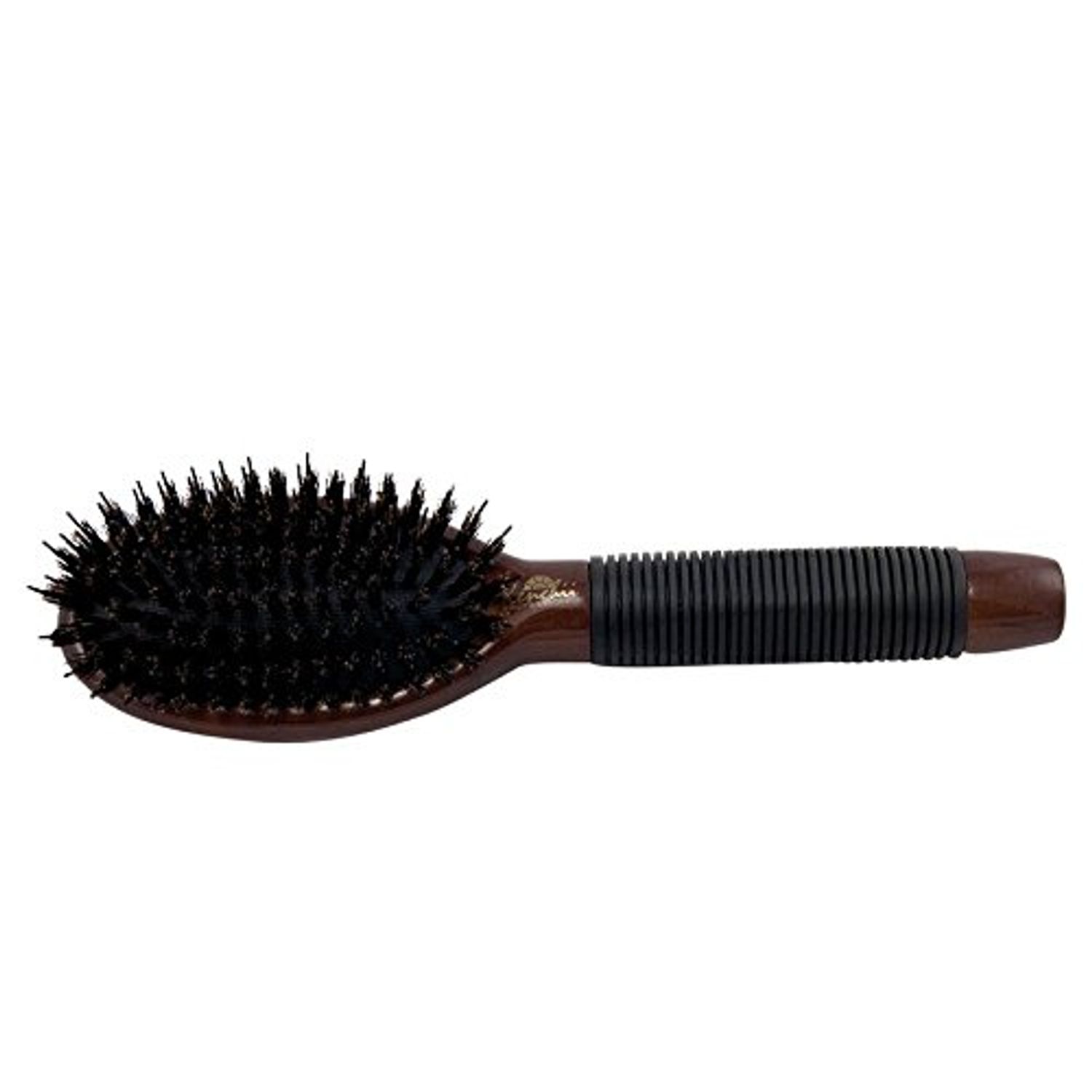 Kenchii Boar and Nylon Bristle Dog/Cat Grooming Brush with One-Piece Maple Body-Choose Size Large, Small (Large)