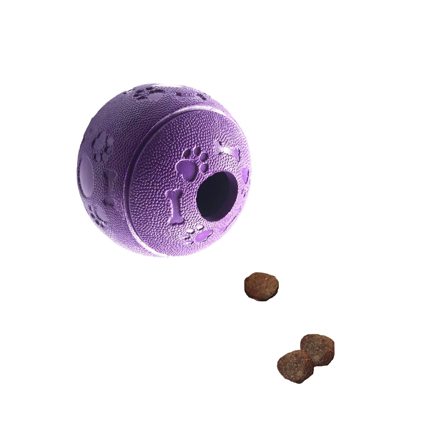 Jalousie Dog Puzzle Balls Dog Treat Dispensing Balls Non-Toxic Natural Rubber Dog Chew Toys for Puppy Pet Dog Teething Puzzle Playing Treat Dispenser Rope Balls (4 Pack Lick Mat)