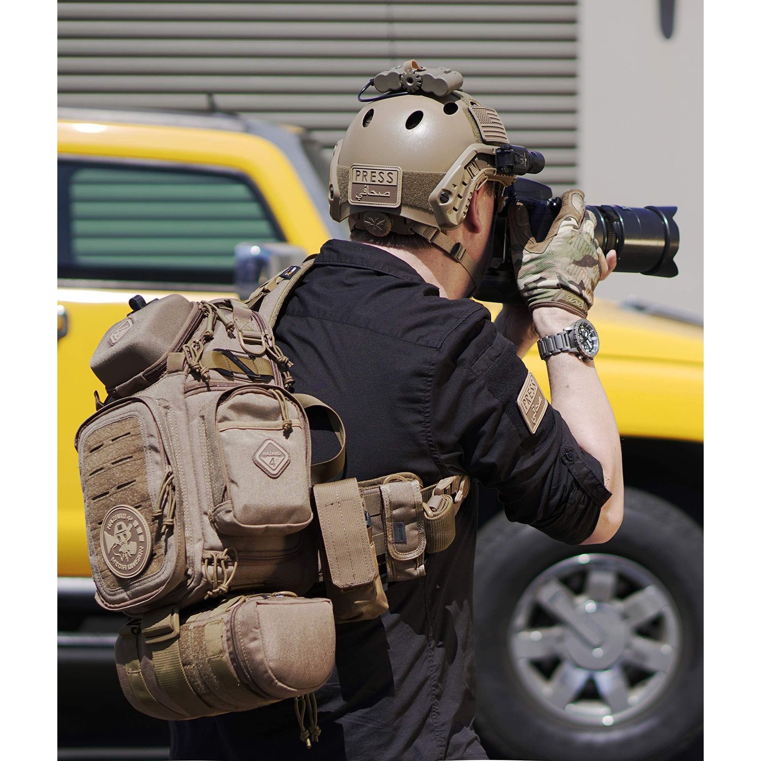 HAZARD 4 Freelance: Photo and Drone Tactical Sling-Pack - Black