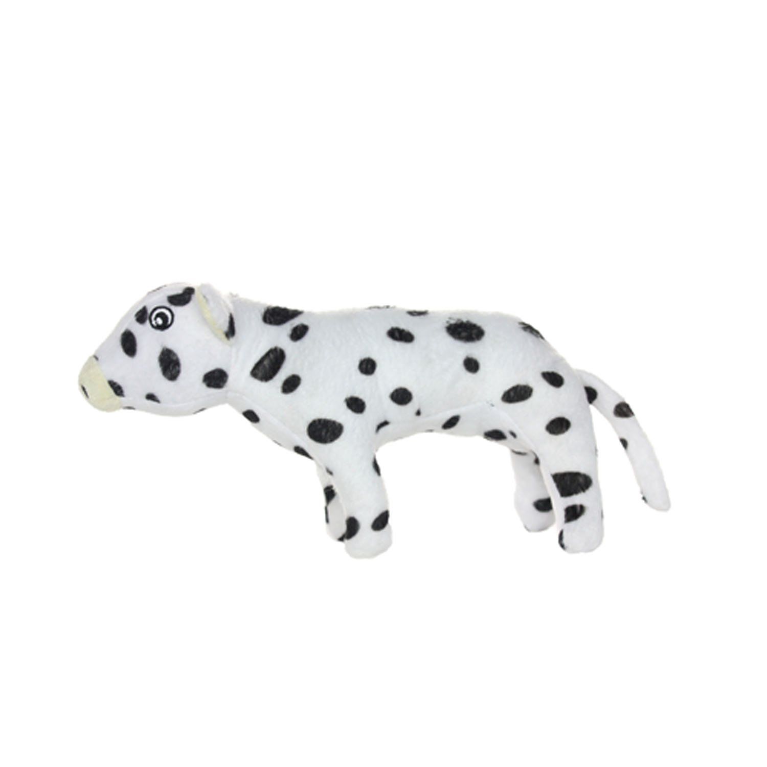 MIGHTY- Farm Junior Cow - Squeaker-Multiple Layers. Made Durable, Strong & Tough. Interactive Play Dog Toy (Tug, Toss & Fetch). Machine Washable & Floats