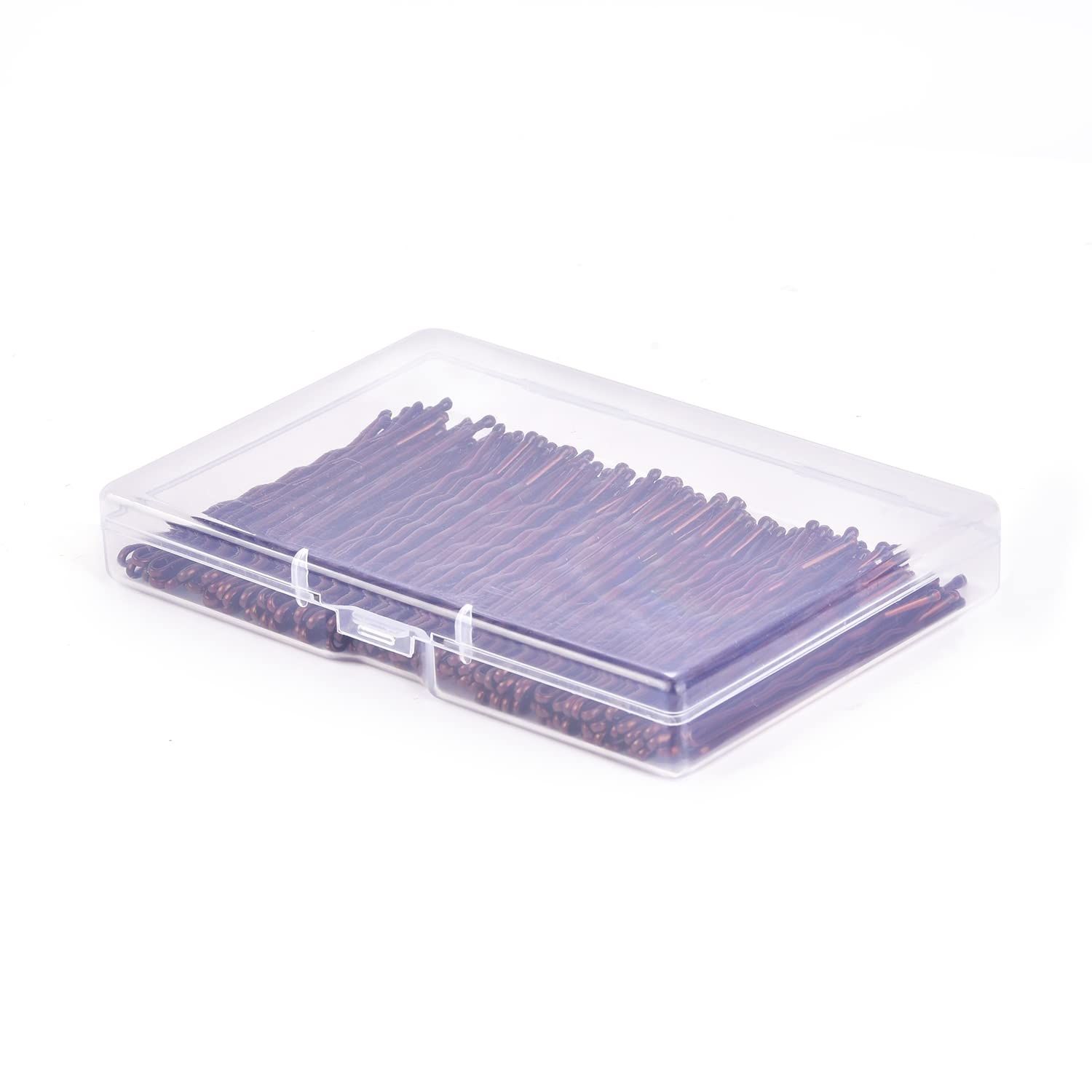 Large Bobby Pins Brown,MORGLES 2.75" Jumbo Hair Pins Brown Long bobby Pins for Thick Hair for Women Girls with Box-120 count