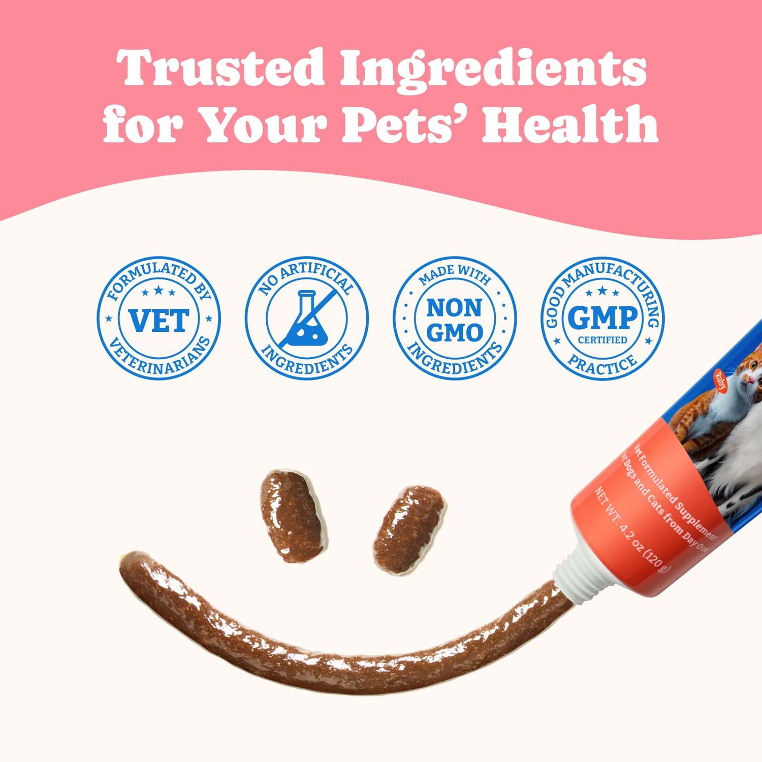 YoYoBay Bovine Colostrum Nutritional Gel for Dog & Cat - Immune Support, Digestive Health & Skin Care, Dog Allergy Relief, High Calorie Supplement for Dogs and Cats, Dogs Weight Gainer