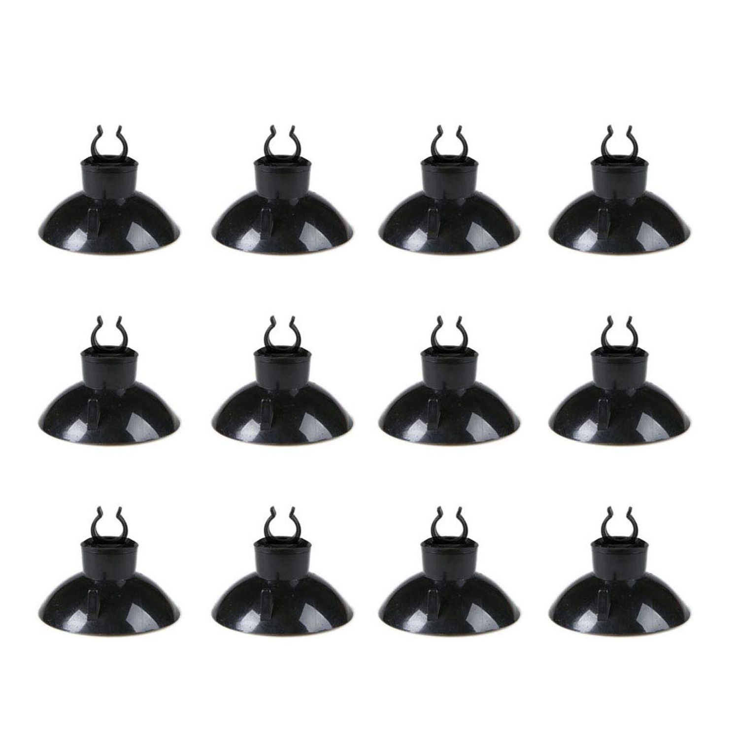 ALEGI 25 Feet 3/16 Inch Standard Aquarium Silicone Airline Tubing with Air Stones, Check Valves, Suction Cups and Connectors for Fish Tank, Hydroponics (Black)