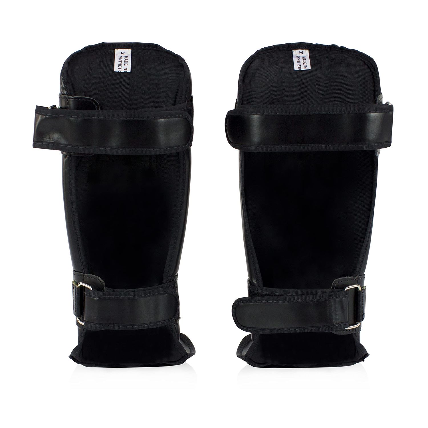 Fairtex SP3 Muay Thai Shin Guards for Men, Women, Kids | MMA Training, Kickboxing | Premium, Lightweight & Durable |Avoid shin splints During Training, Sparring - Large, Black