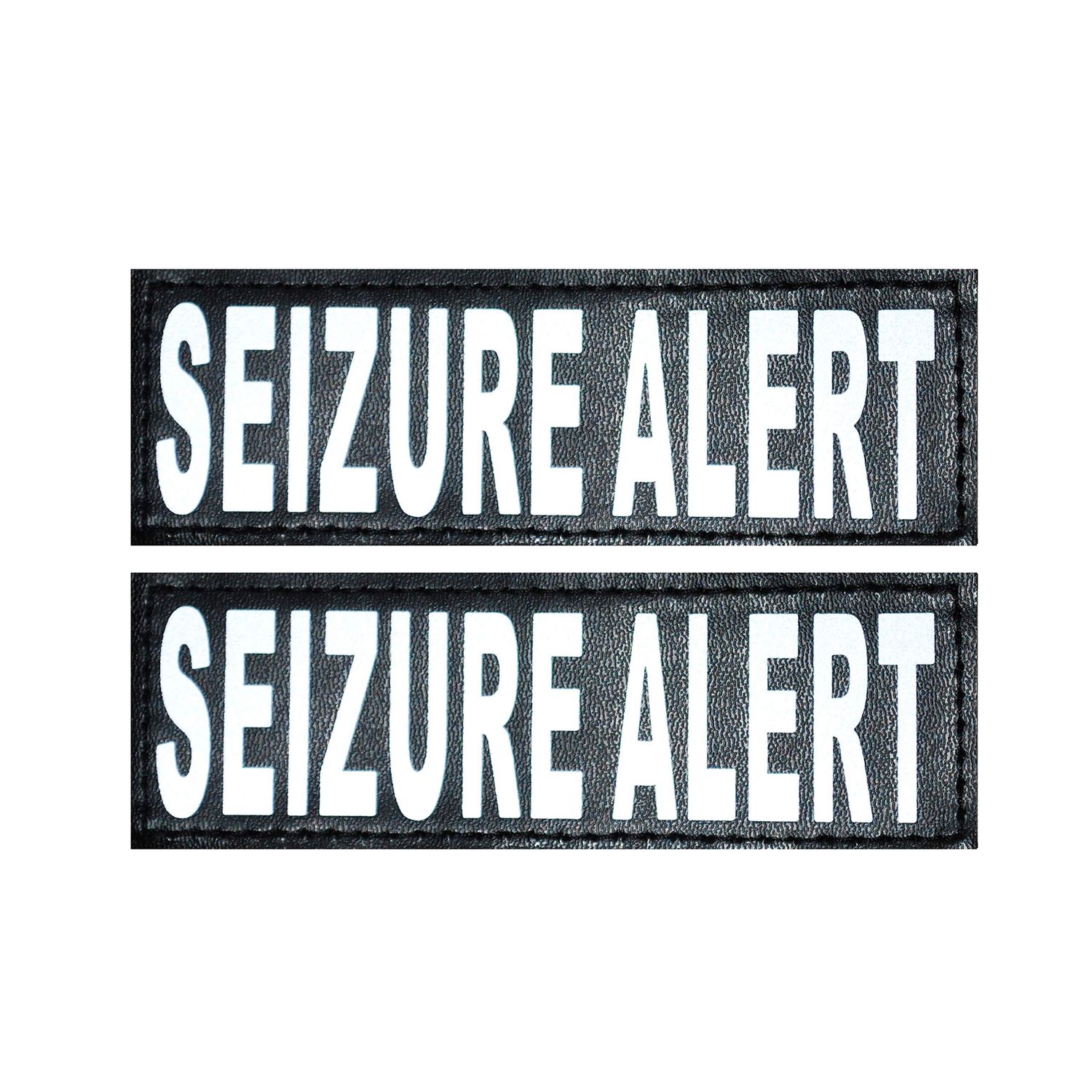 Doggie Stylz Set of 2 Reflective Seizure Alert Removable Patches for Service Dog Harnesses & Vests.