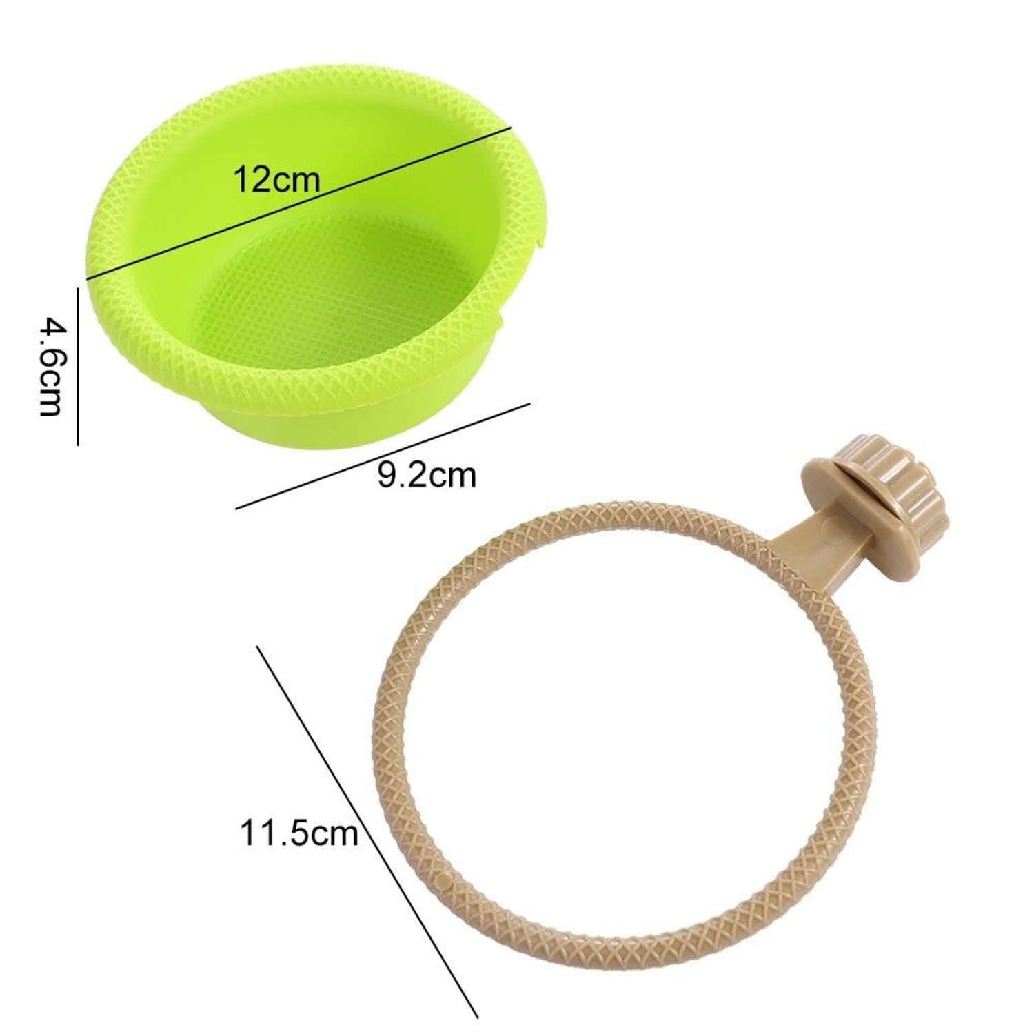 Kopida Multi-Function Bird Bath for Cage, Universal Style Small Tub Bowl for Hang Inside Cage Birdbath Shower for Parrot/Parakeets/Cockatiels/Canary/Budgerigar (4.7")