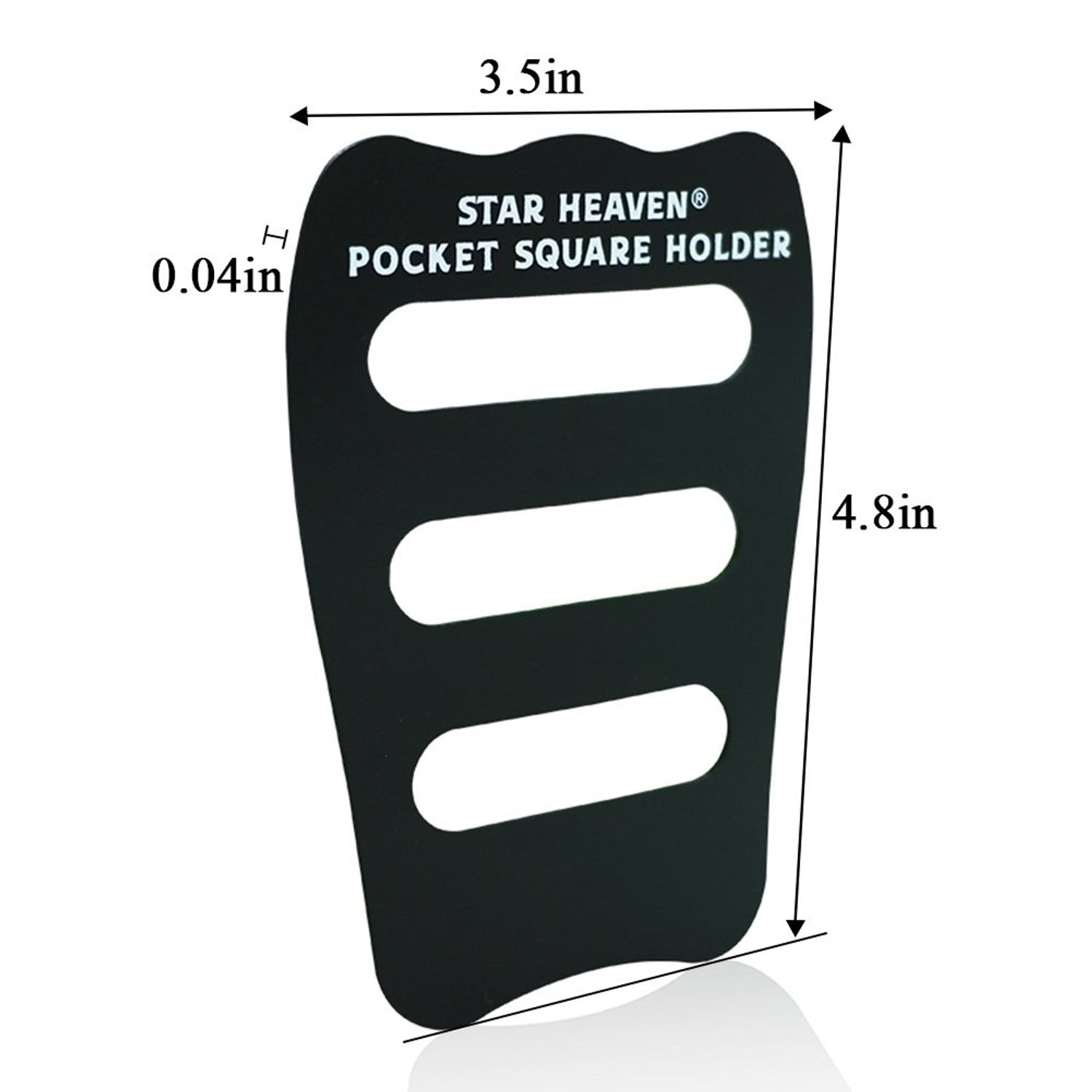 Pocket Squares Holder For Men, Best Accessories for Suits, Tuxedos,Vests and Dinner Jackets, 1/3/5/8Pack Assorted. (3-Pack)