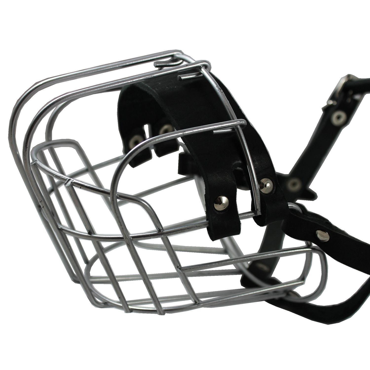 Dogs My Love Metal Wire Basket Dog Muzzle Rottweiler. Circumference 15", Length 4.75"