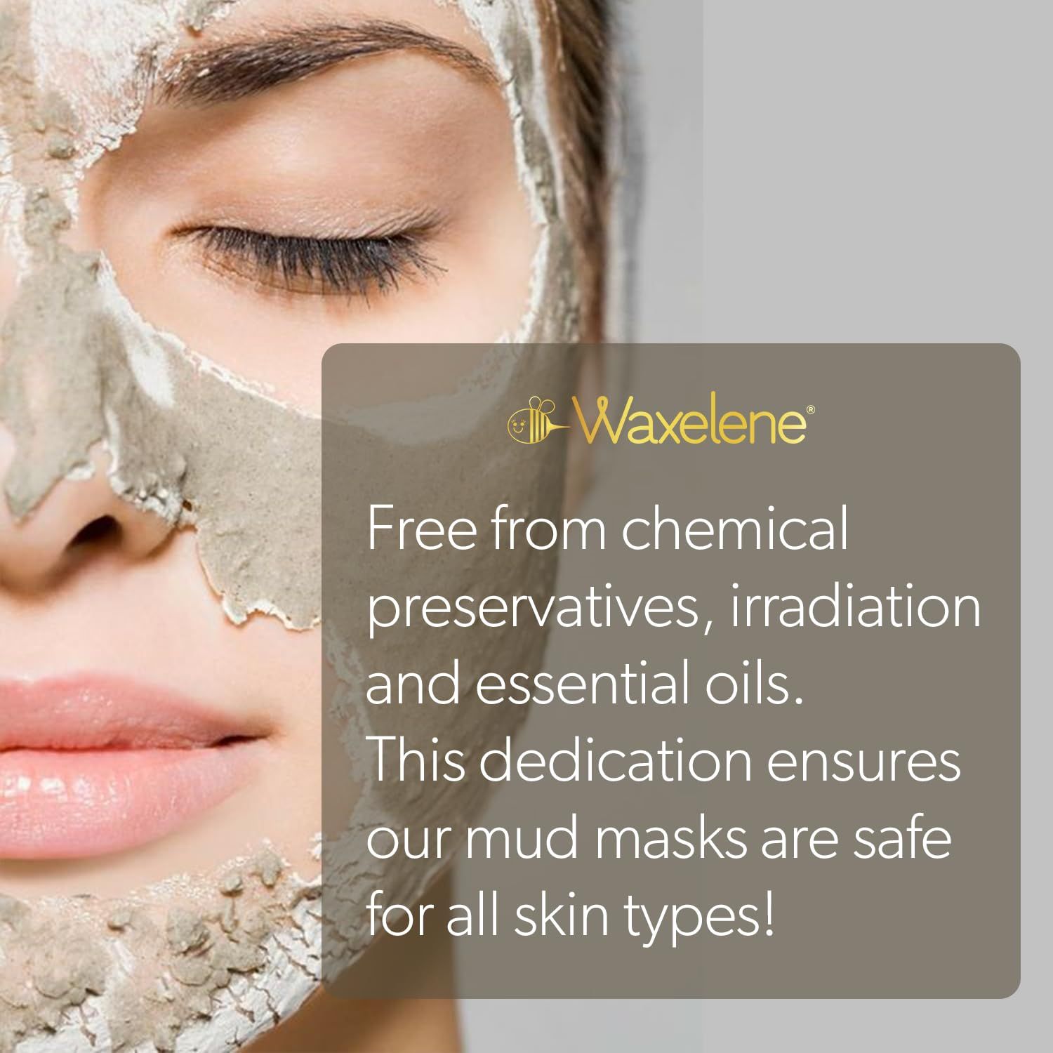 Waxelene Mud Mask Pack - Gift Set With Beautifying, Clarifying and Detoxifying Mud Masks. Fights Wrinkles Cleans Pores Acne Tightens Plumps Oily Skin