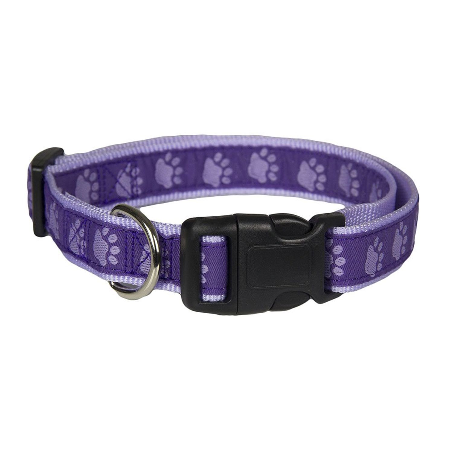 Purpletopia Paw Print Dog Collar