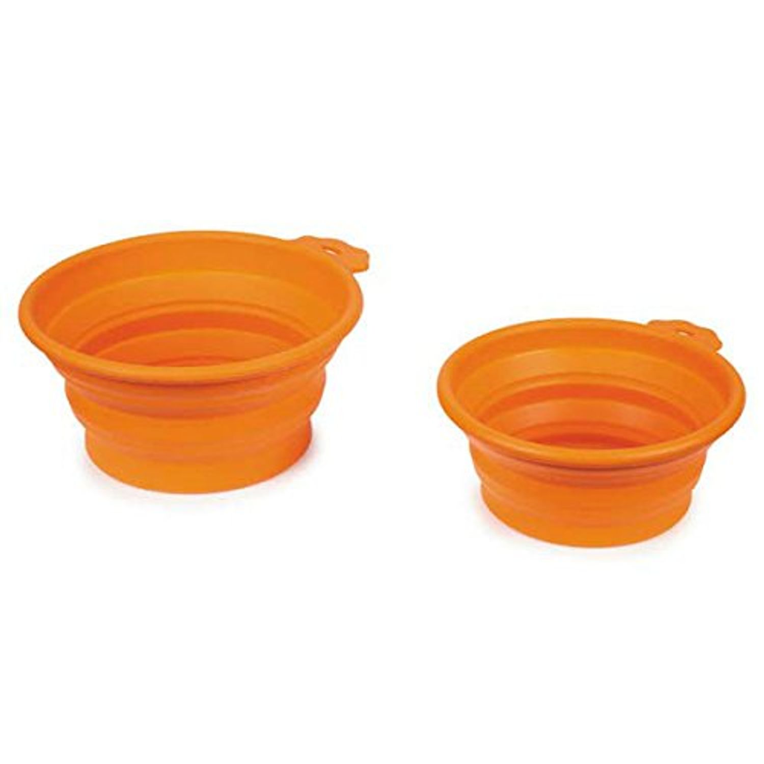 Guardian Gear Portable Dog Bowl Bend-A-Bowls Collapsible Food and Water for Dogs Traveling (Small - 12 Ounce Fern)