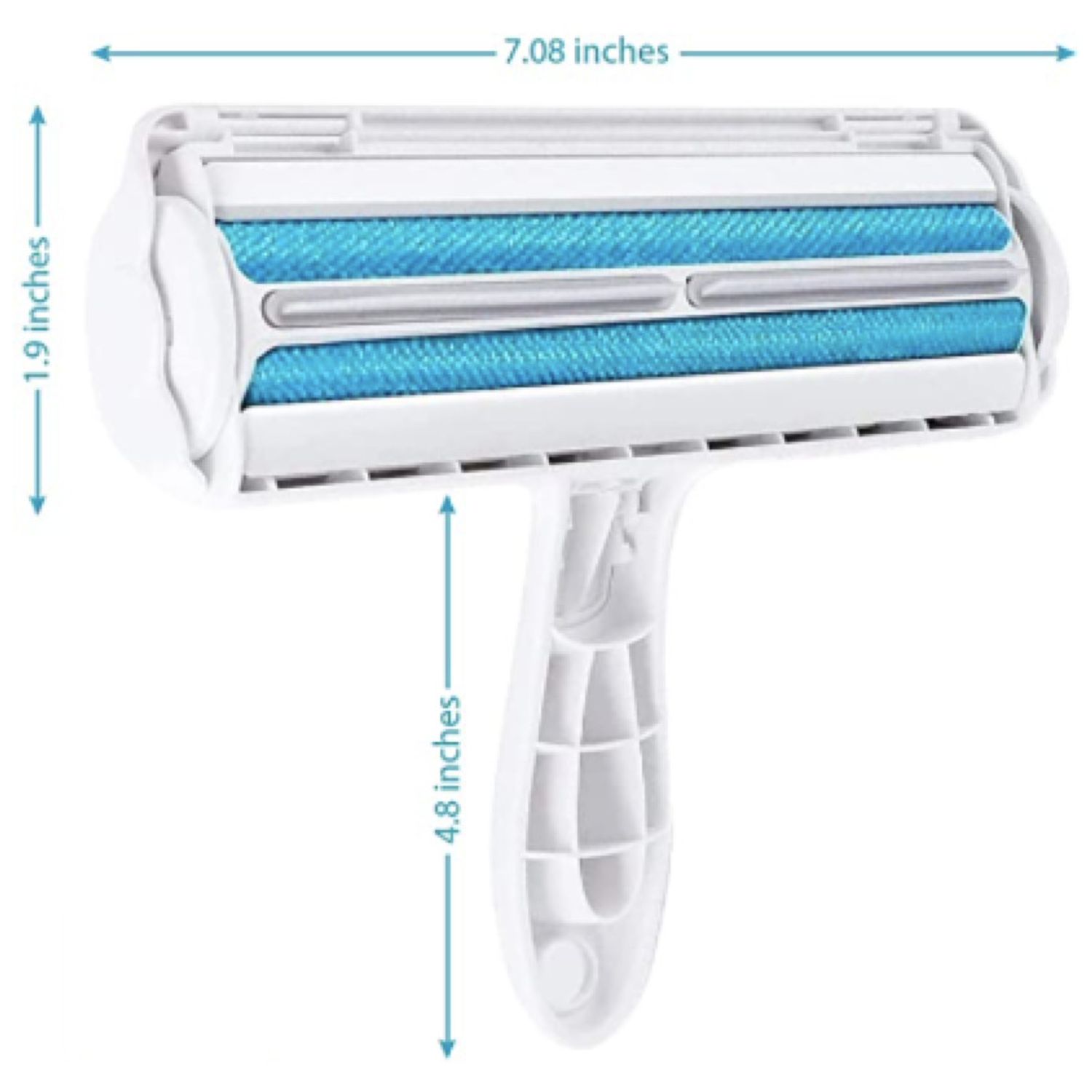 New, 1pc Pet Hair Remover, Washable Reusable Lint Roller, for dogs and cats,Blue