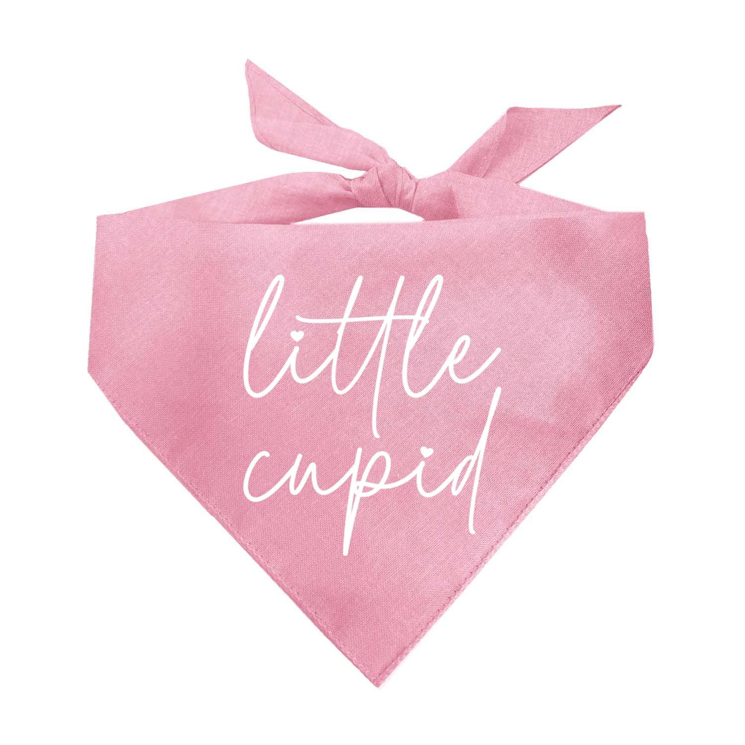 Little Cupid Valentine's Day Dog Bandana (Baby Pink, OS 979)