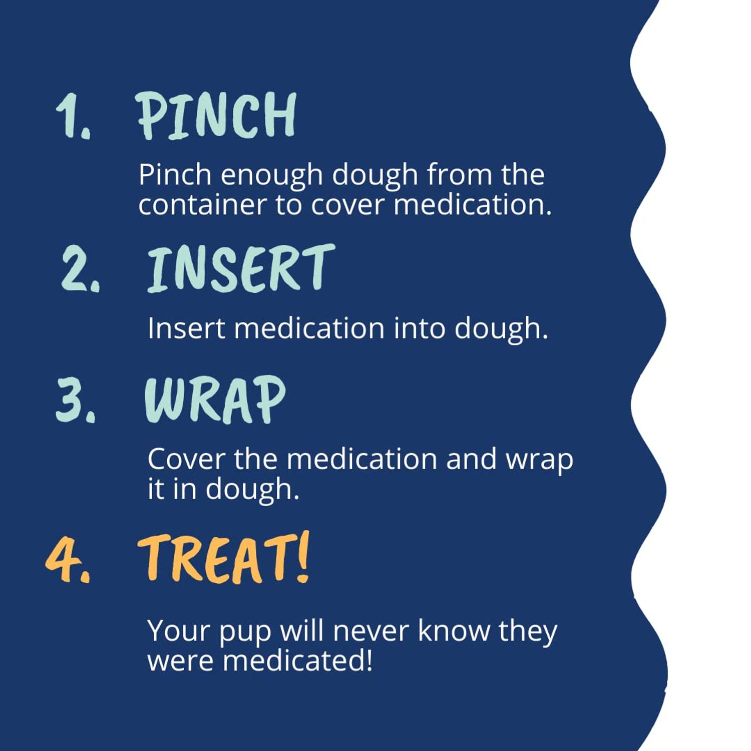 Under The Weather Pet Pill Wrap for Dogs | Pill Dough Natural Dog Treats Wraps | Easy Solution to Hide Medications, Vitamins, and Supplements Pills - Chicken Flavor - 4.94 oz