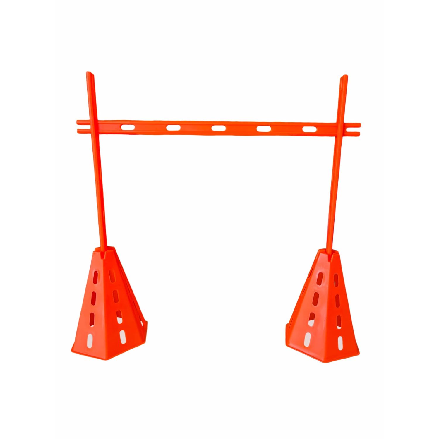 Arriba Sports Cone Hurdle Set; Training Cones and Agility Poles: Agility Training Set; 12 Cones and 6 Agility Poles with Carry Bag