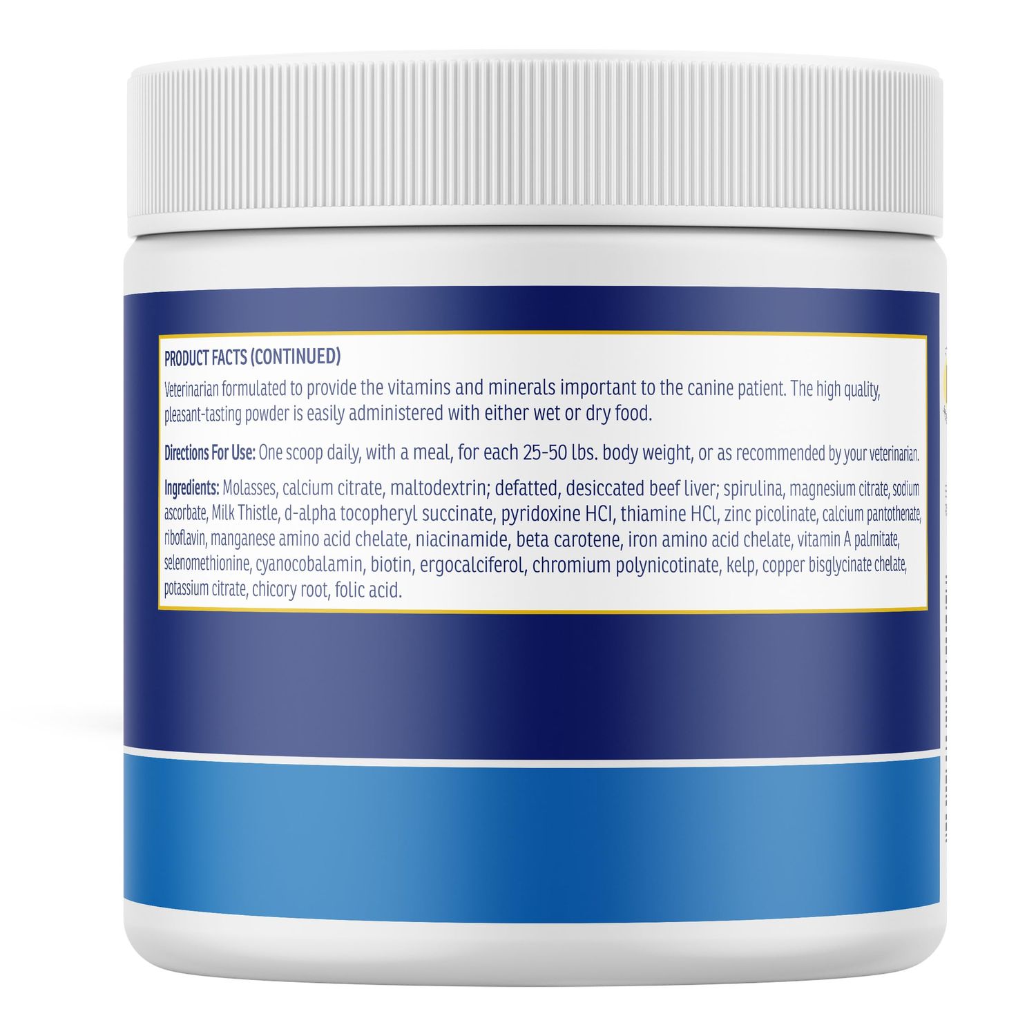 Rx Vitamins Essentials for Dogs - Daily Dog Multivitamin Powder - with Blue Spirulina for Dogs, Kelp Powder, and Milk Thistle for Dogs - Complete Dog Vitamins and Essential Minerals - 8 oz