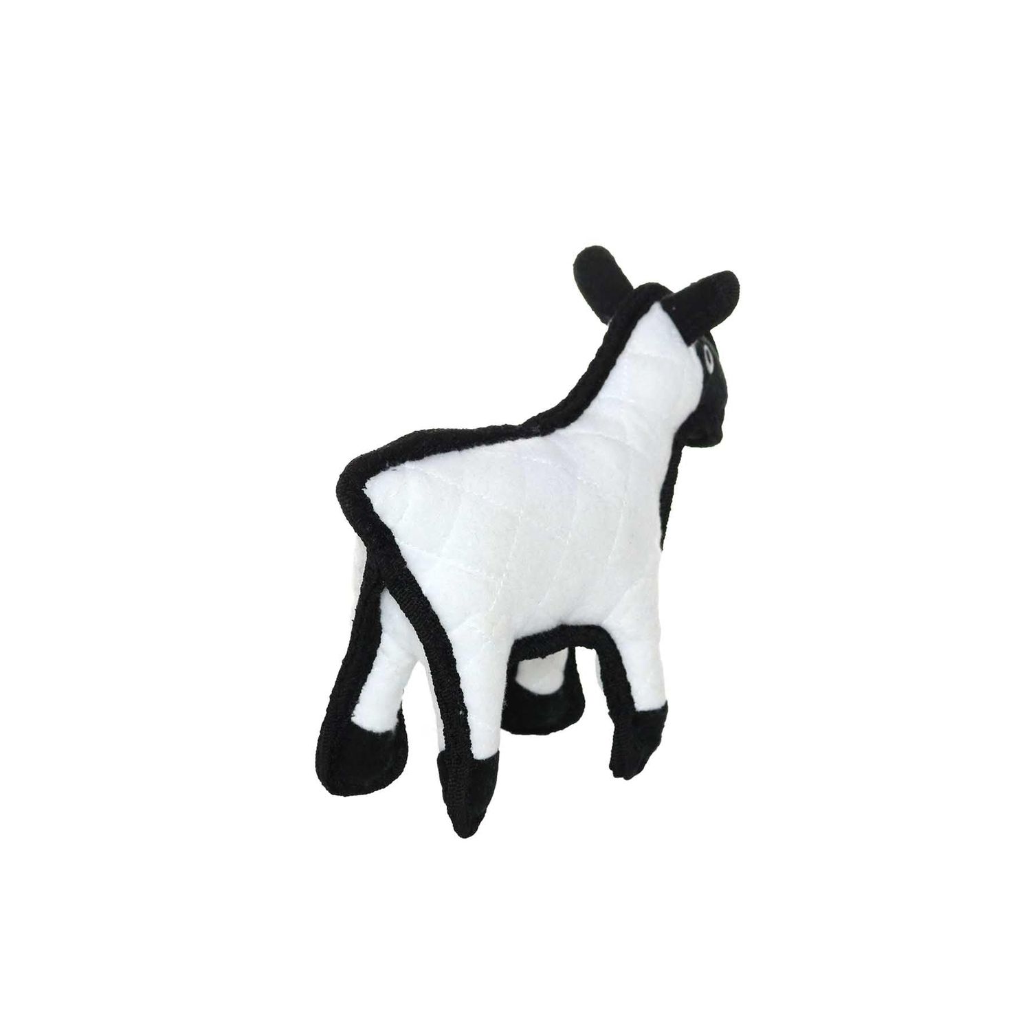 TUFFY - World's Tuffest Soft Dog Toy - Barnyard Sheep -Squeakers - Multiple Layers. Made Durable, Strong & Tough. Interactive Play (Tug, Toss & Fetch). Machine Washable & Floats. (Junior)
