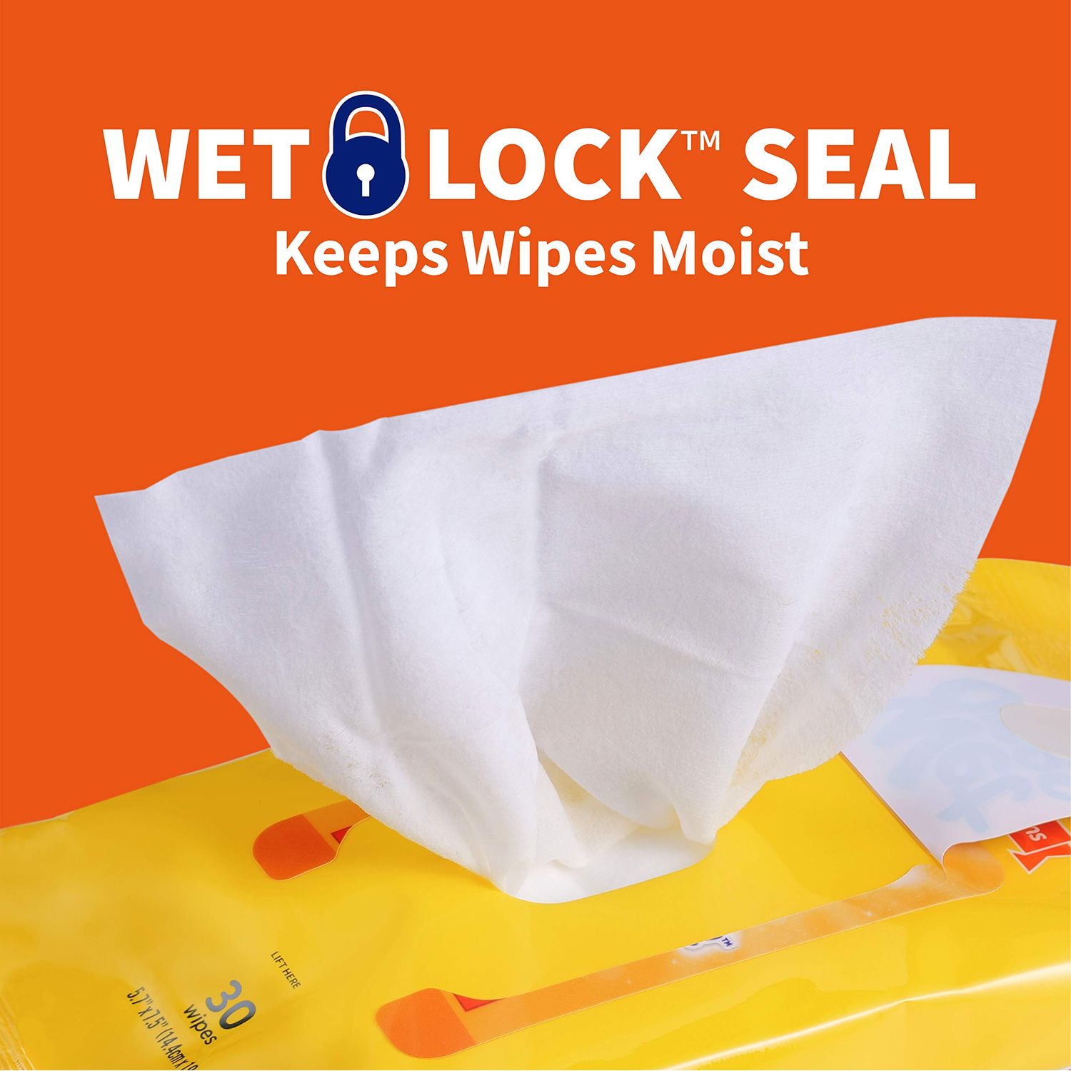 Wet Ones for Pets Paw & Tushie Dog Wipes with Chamomile | Dog Wipes for All Dogs in Tropical Splash Scent, Wipes with Wet Lock Seal | 30 Ct Pouch Dog Paw Wipes