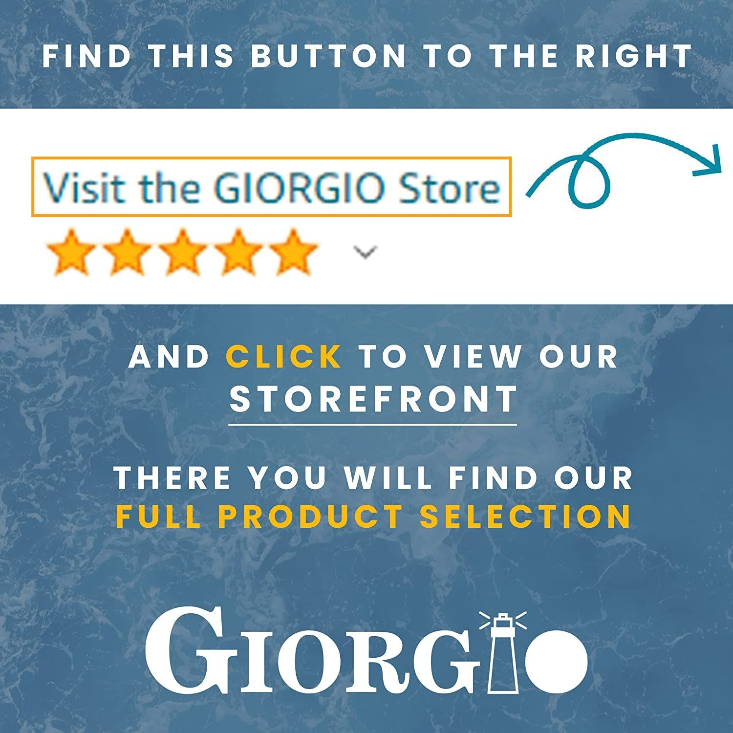 Giorgio G59 Extra Wide Tooth Detangler Comb (6.5") Large Tooth Comb with Handle for Thick, Wavy, or Curly Hair. Travel Hair Comb for dry or Wet Hair, Handmade Wet Comb Saw-Cut and Hand Polished