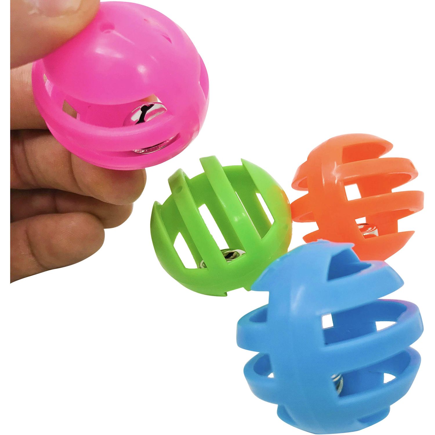 Bonka Bird Toys 1409 4 Foraging Bird Toy Balls Cockatiel Parakeet Toys cage Cages Parrot Budgie cat