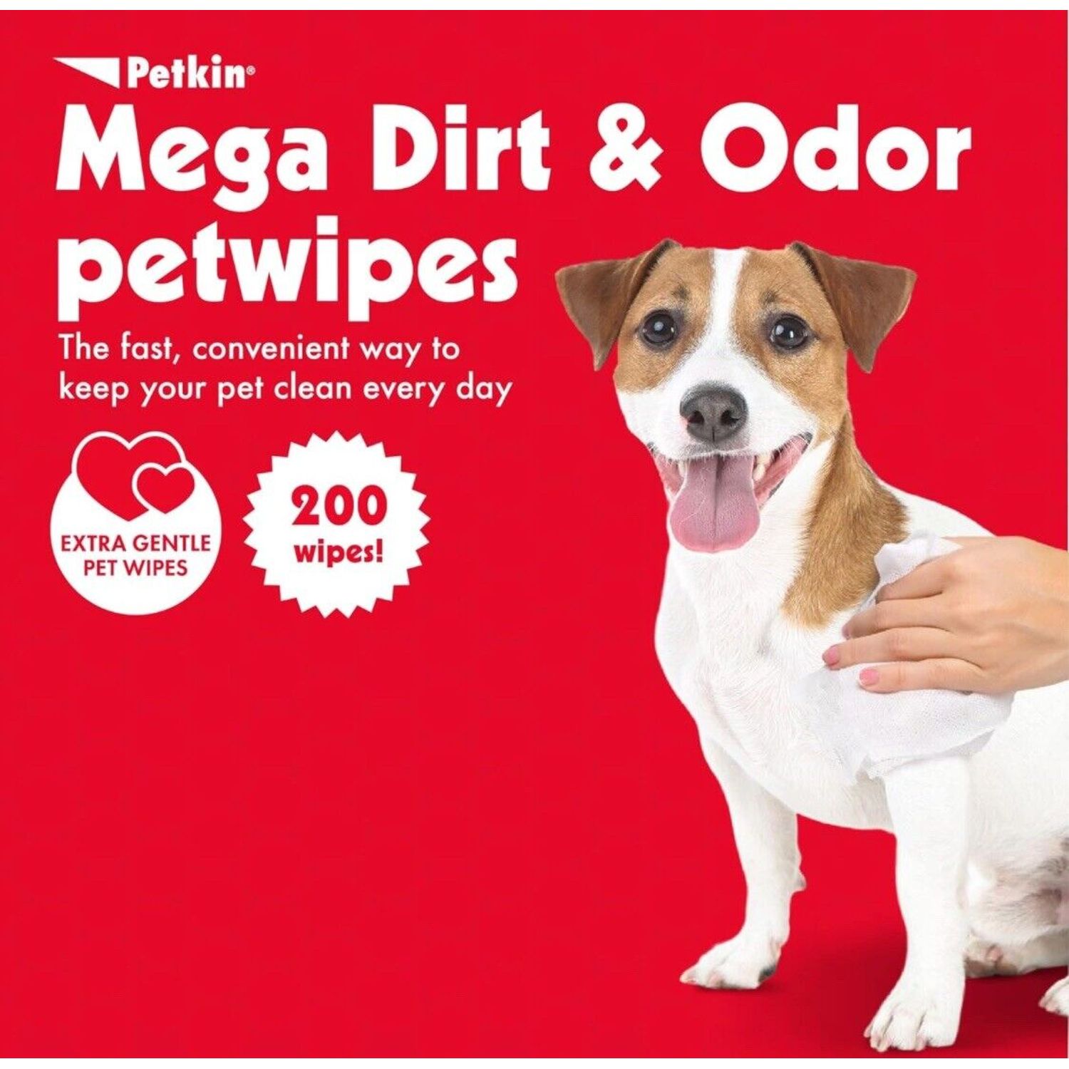 PetWipes 200 Grooming Pet Wipes for Dogs & Cats for Face Paws Ears Eyes Body