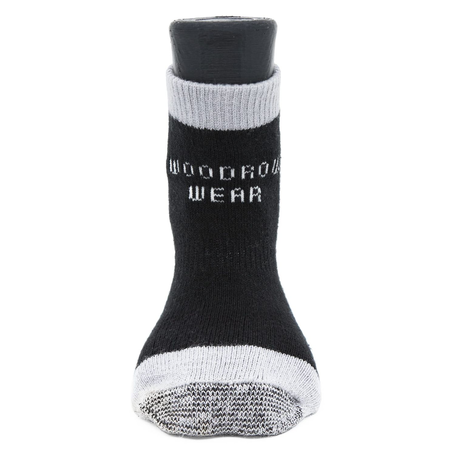 Woodrow Wear, Power Paws Advanced Dog Socks, Black Grey, XS, Fits 12-25 pounds