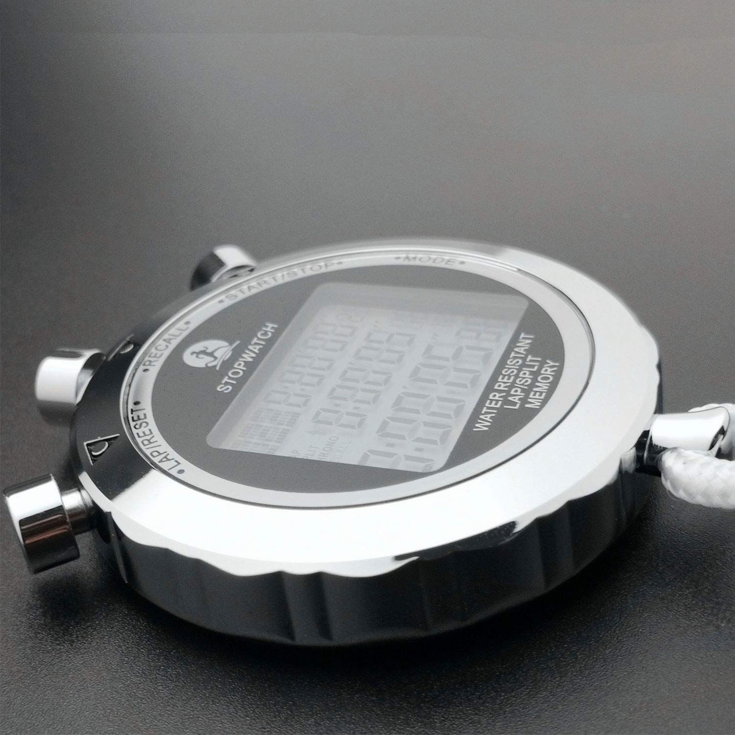 Rolilink Stopwatch,Metal Stop Watch for Sports Waterproof Stopwatches Timer for Sports and Competitions (10 Lap)