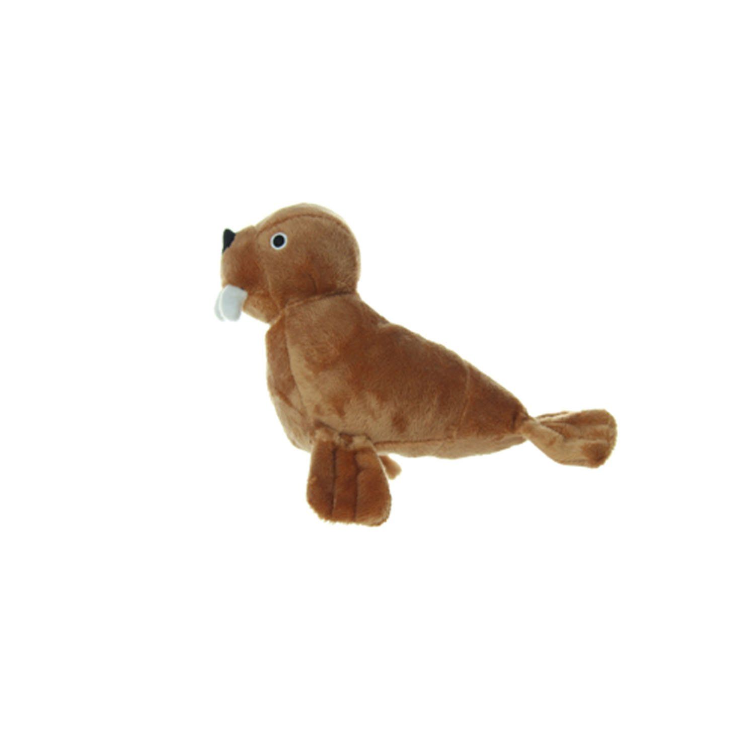 MIGHTY-Angry Junior Walrus- Squeaker-Multiple Layers. Made Durable, Strong & Tough. Interactive Play Dog Toy (Tug, Toss & Fetch). Machine Washable & Floats