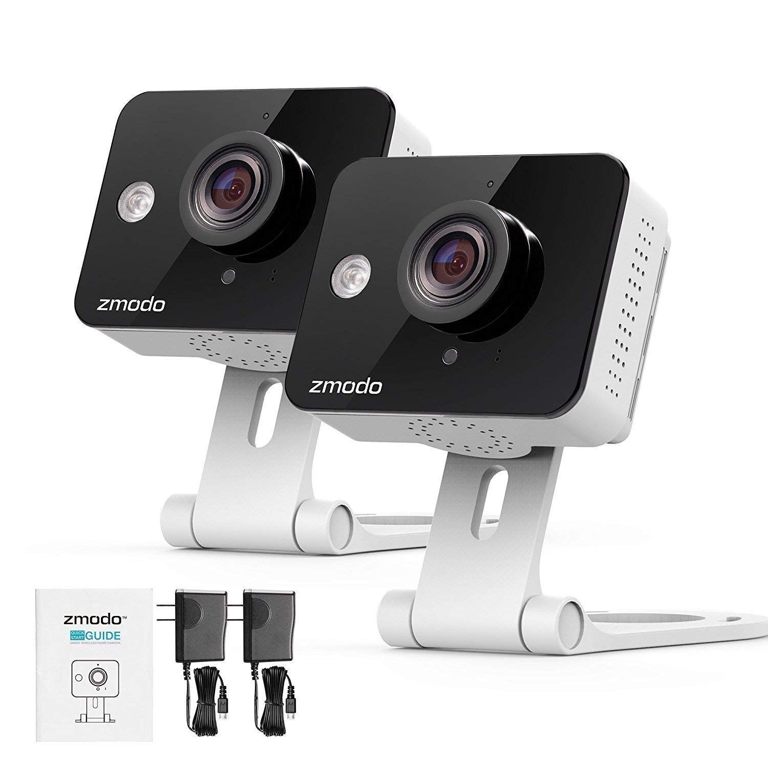 Zmodo Two-Way Audio Mini WiFi Home Security Camera (2 Pack)