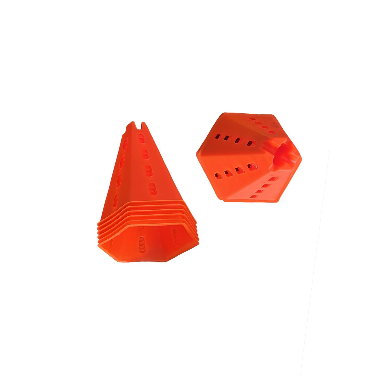 Arriba Sports Cone Hurdle Set; Training Cones and Agility Poles: Agility Training Set; 12 Cones and 6 Agility Poles with Carry Bag