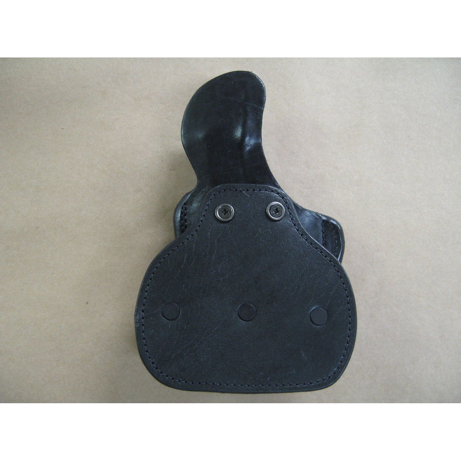 OWB Azula All Leather Molded Paddle Holster for Kimber Ultra Carry 1911 Compact CCW Black RH