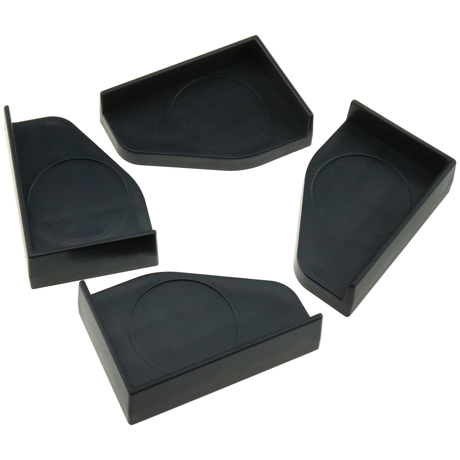 heyous 4PCS Black Plastic Fish Tank Corner Protector Aquarium Glass Angle Cover for Home