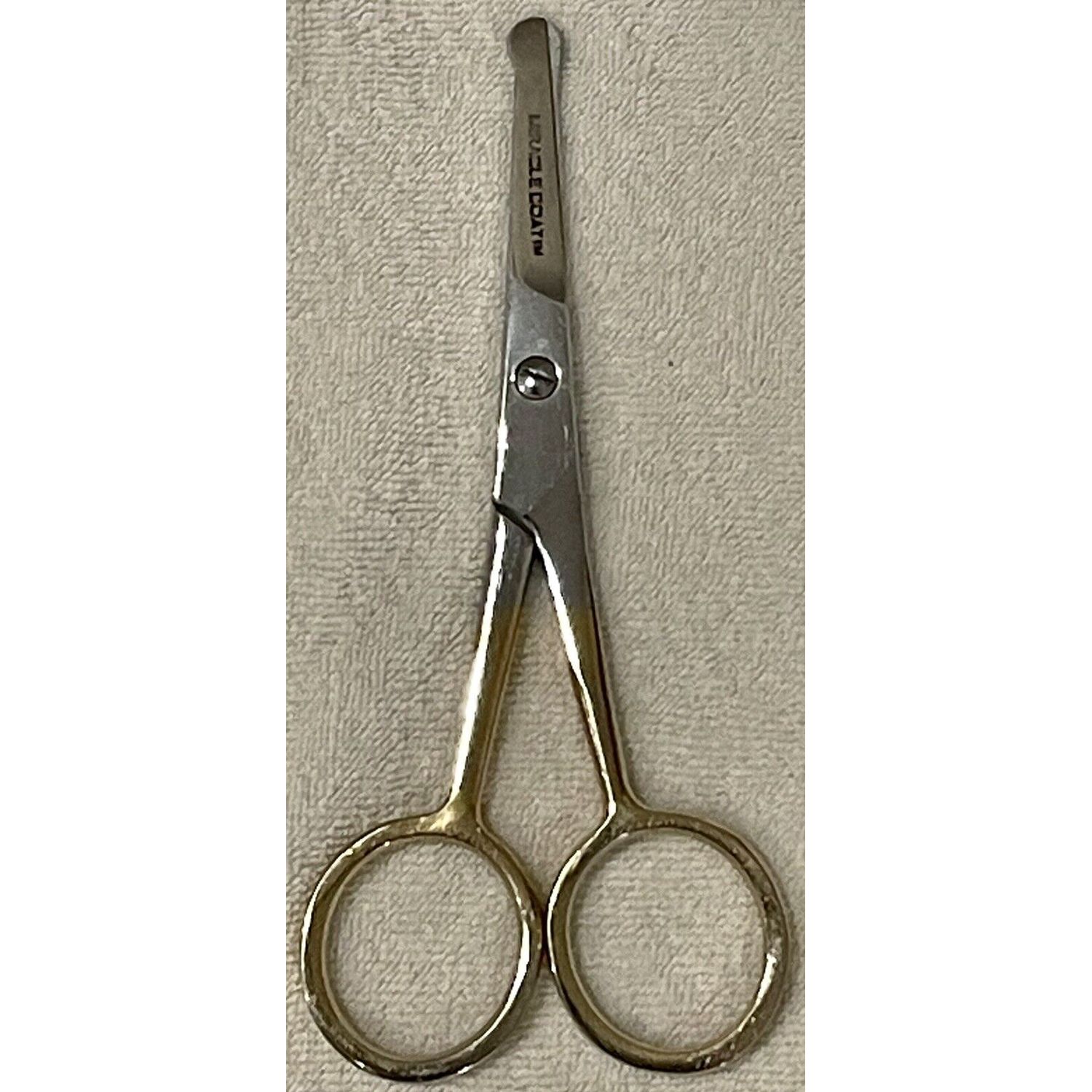 Miracle Coat Pet Ball Tip Shear 4-Inch Scissors Dog Pet Grooming Scissor Shears