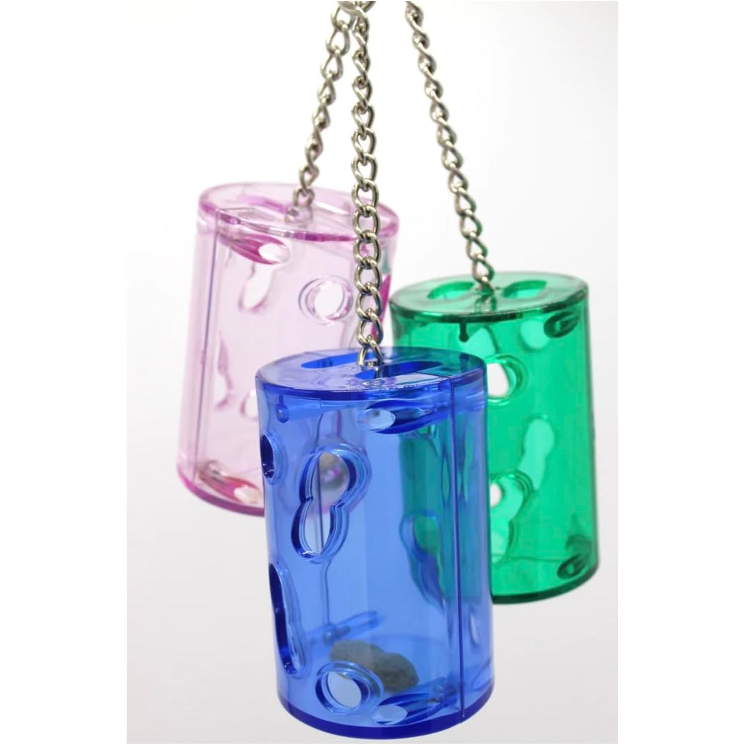 Sweet Feet & Beak - Can-o-Nuts Perfect Treat Bird Cage Toys - Safe, Non-Toxic, Easy to Install - Foraging Tough Plastic Pet Toy - Bird Accessories (Small)
