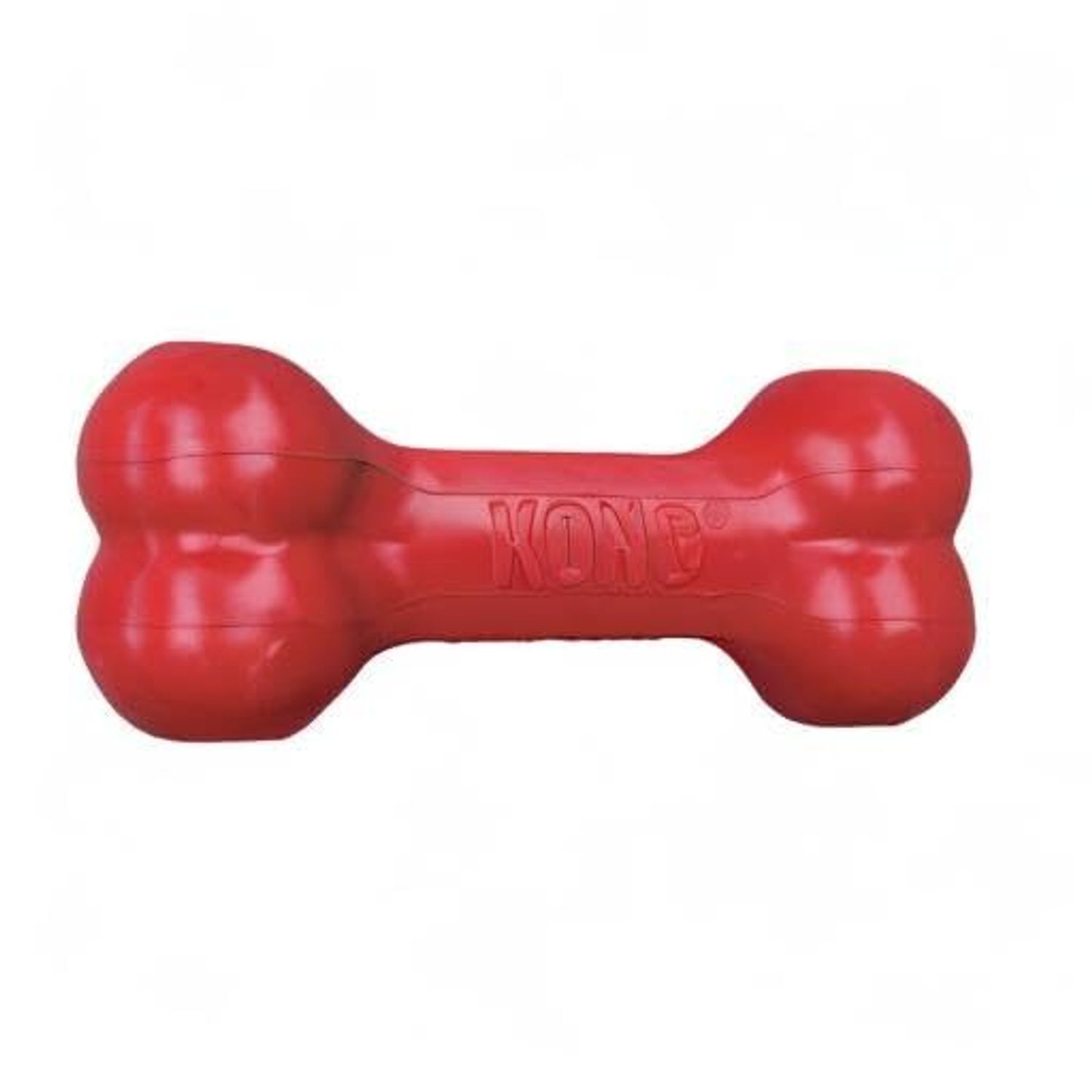 KONG Goodie Bone Durable Chew Toy for Dogs Stuffable Red Rubber Toy 1 Pack