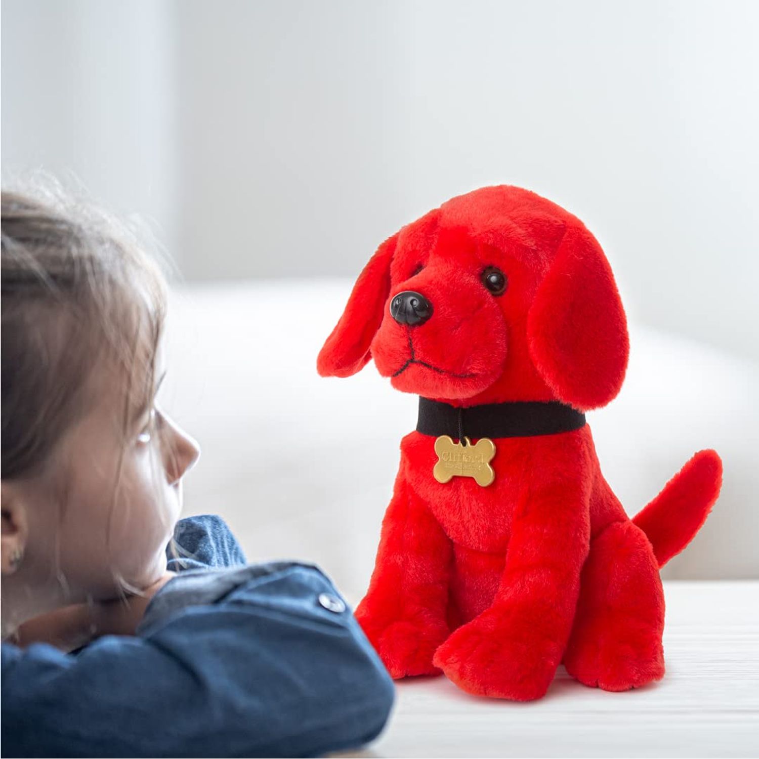 Clifford The Big Red Dog Plush Toy Collectable - Based Off of Clifford Live Action Movie - Officially Licensed Children’s Book Plush Doll - PBS Educational Toy for Adult, Teens, Kids - 11” Tall Plush