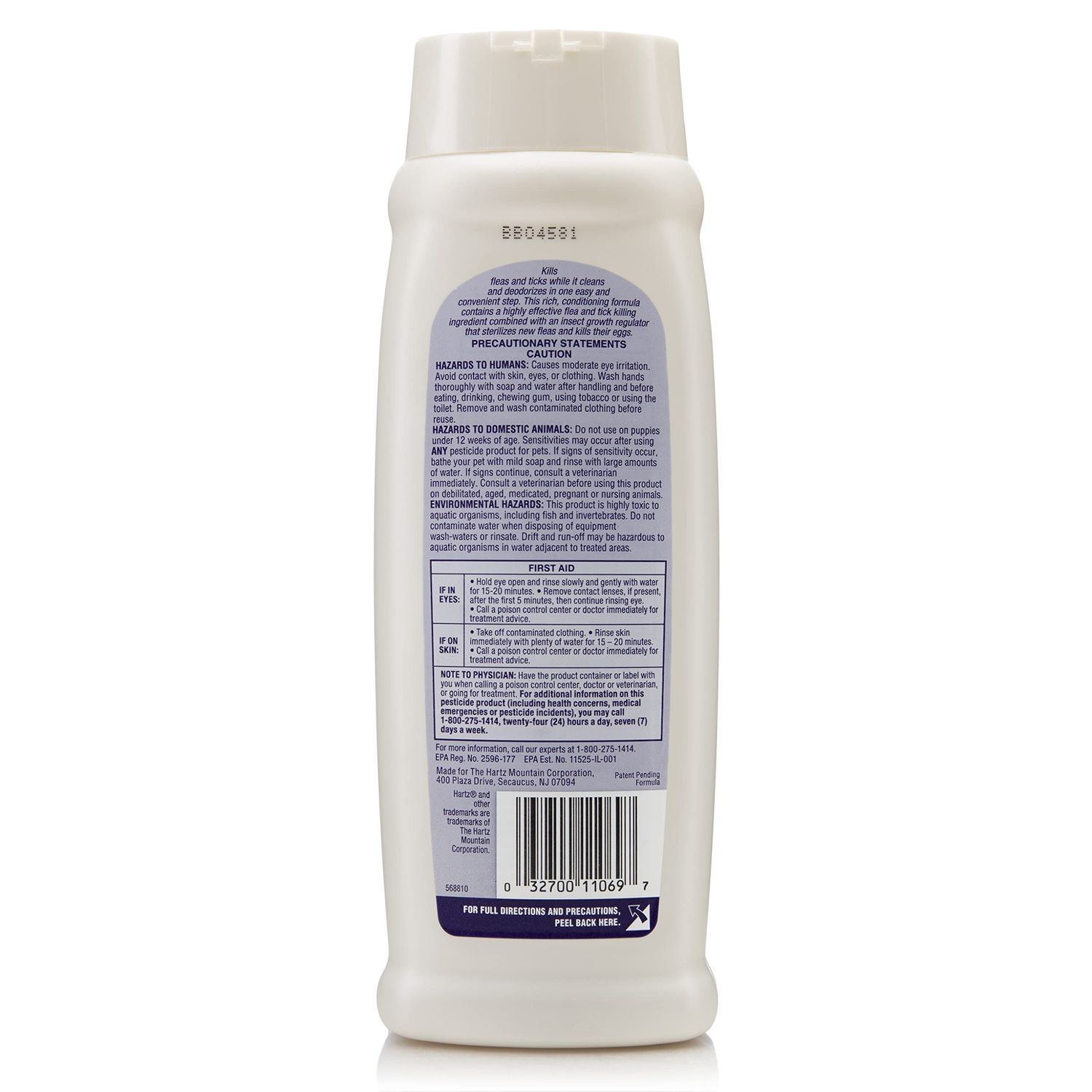 Hartz UltraGuard Pro Triple Action Flea & Tick Shampoo for Dogs, Conditioning Formula, 18oz Bottle