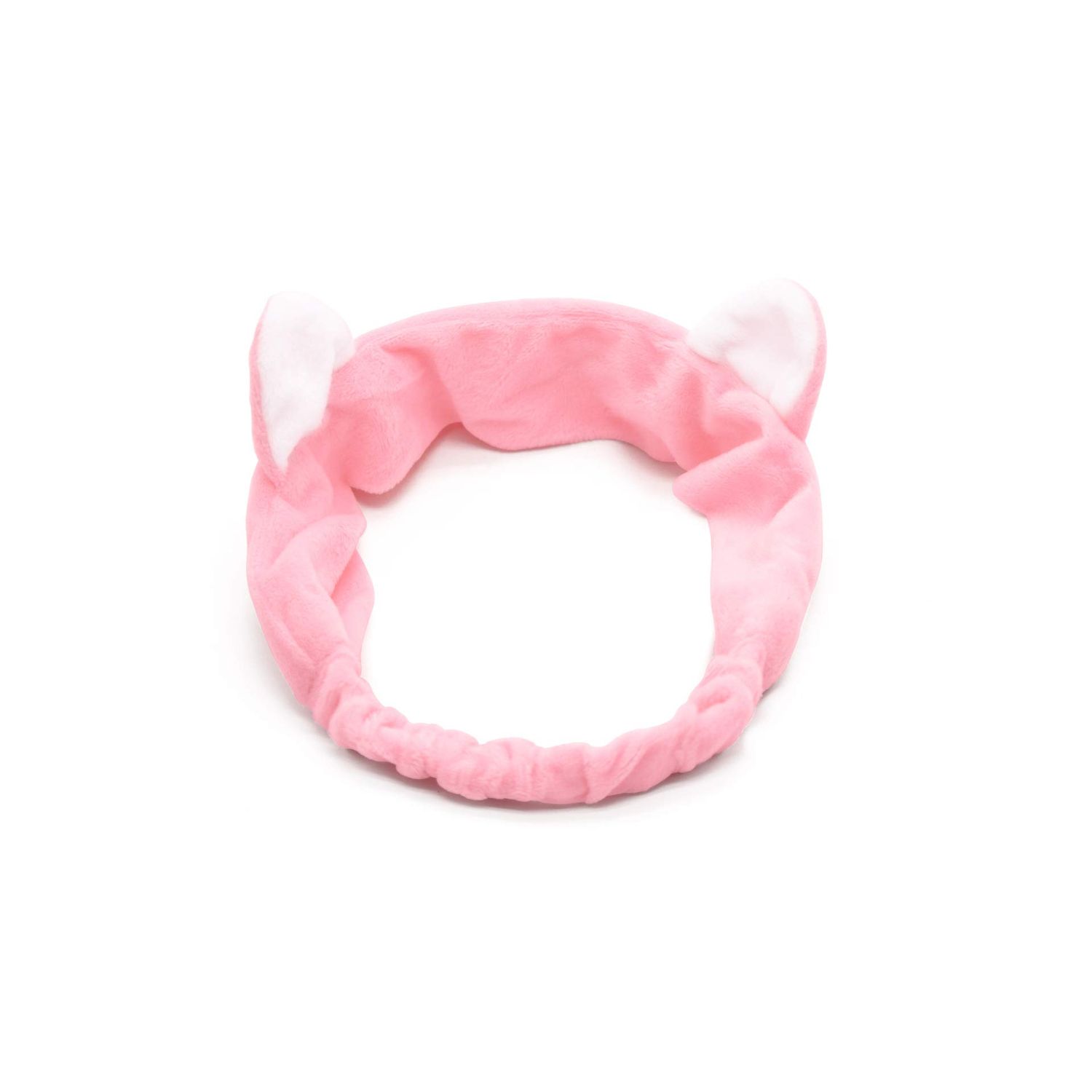 6-PACK Cat Ears Headbands, Elastic Women's Cute Hair Band, Wash Face Spa Headband - Washable Facial Band Makeup Wrap Headbands Fits All Head Sizes