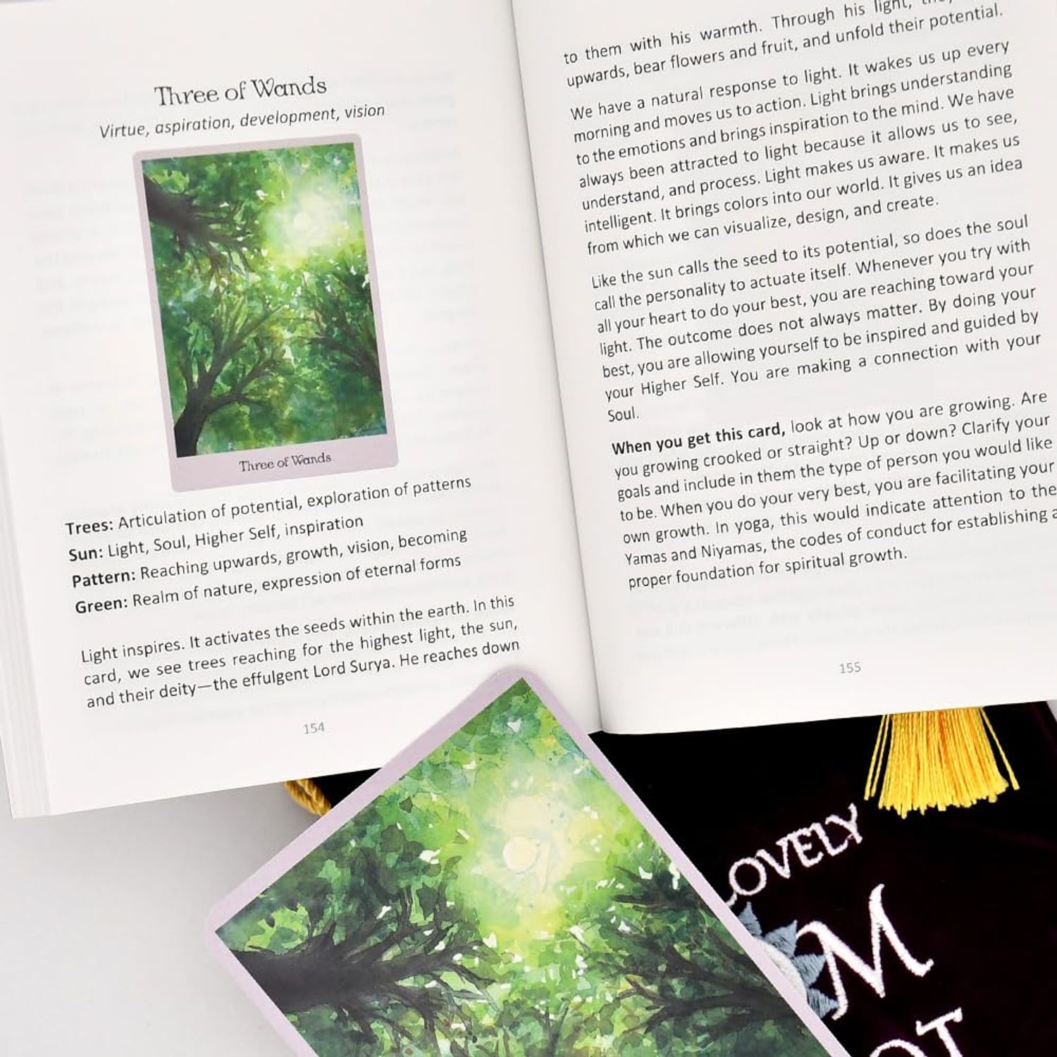 Lovely Om Tarot Deck - Spiritual Tarot Cards with Guidebook | Nature Beings, Hindu Gods and Goddesses, Chakras, Yoga, Meditation, Divination and Spiritual Growth