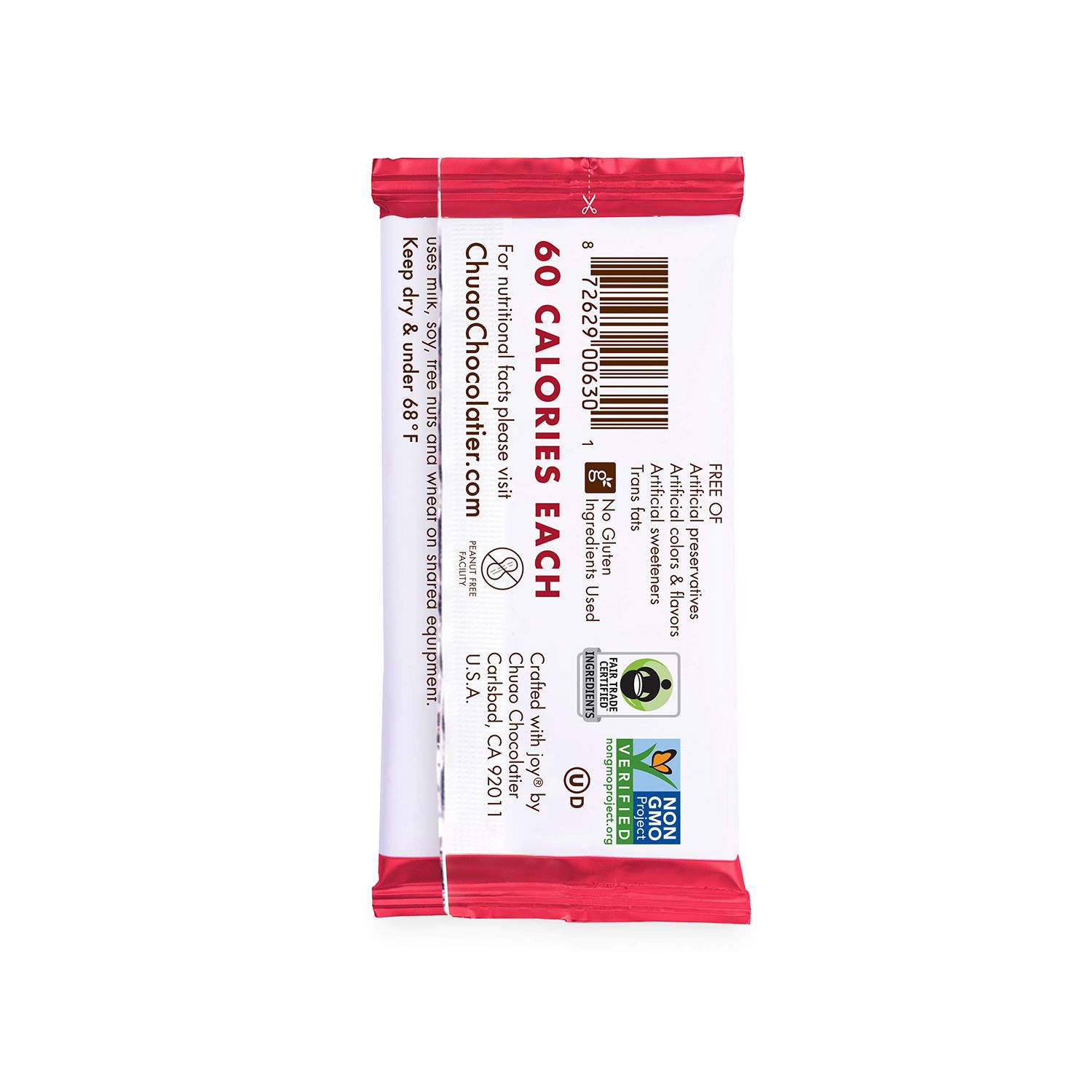 Chuao Chocolatier Spicy Maya Dark Mini Chocolate Bars | Gourmet Chocolate Cinnamon Cayenne Artisan European No Preservatives | For Gift Baskets, Christmas, Valentines Day, Gifts | 100 Pack