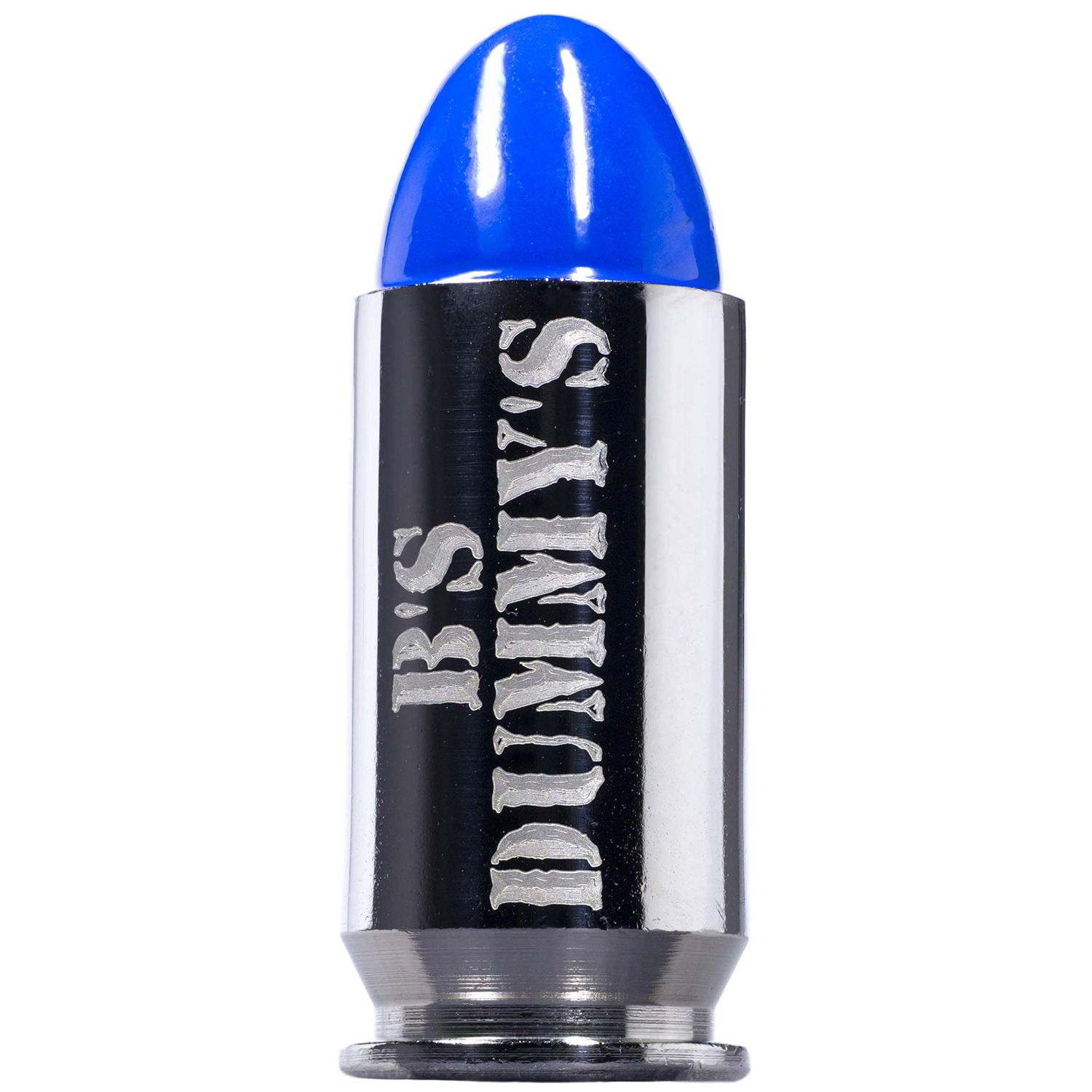 B's Dry Fire Snap Caps - Dummy .45 ACP Training Caps (5 Pack) (Blue Nickel)