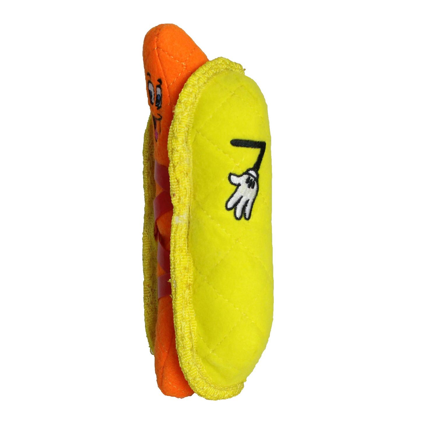 TUFFY - World's Tuffest Soft Dog Toy - Funny Food- 2-in-1 Toy -Multiple Layers. Made Durable, Strong & Tough. Interactive Play (Tug, Toss & Fetch). Machine Washable & Floats. (Combo Pack #2)