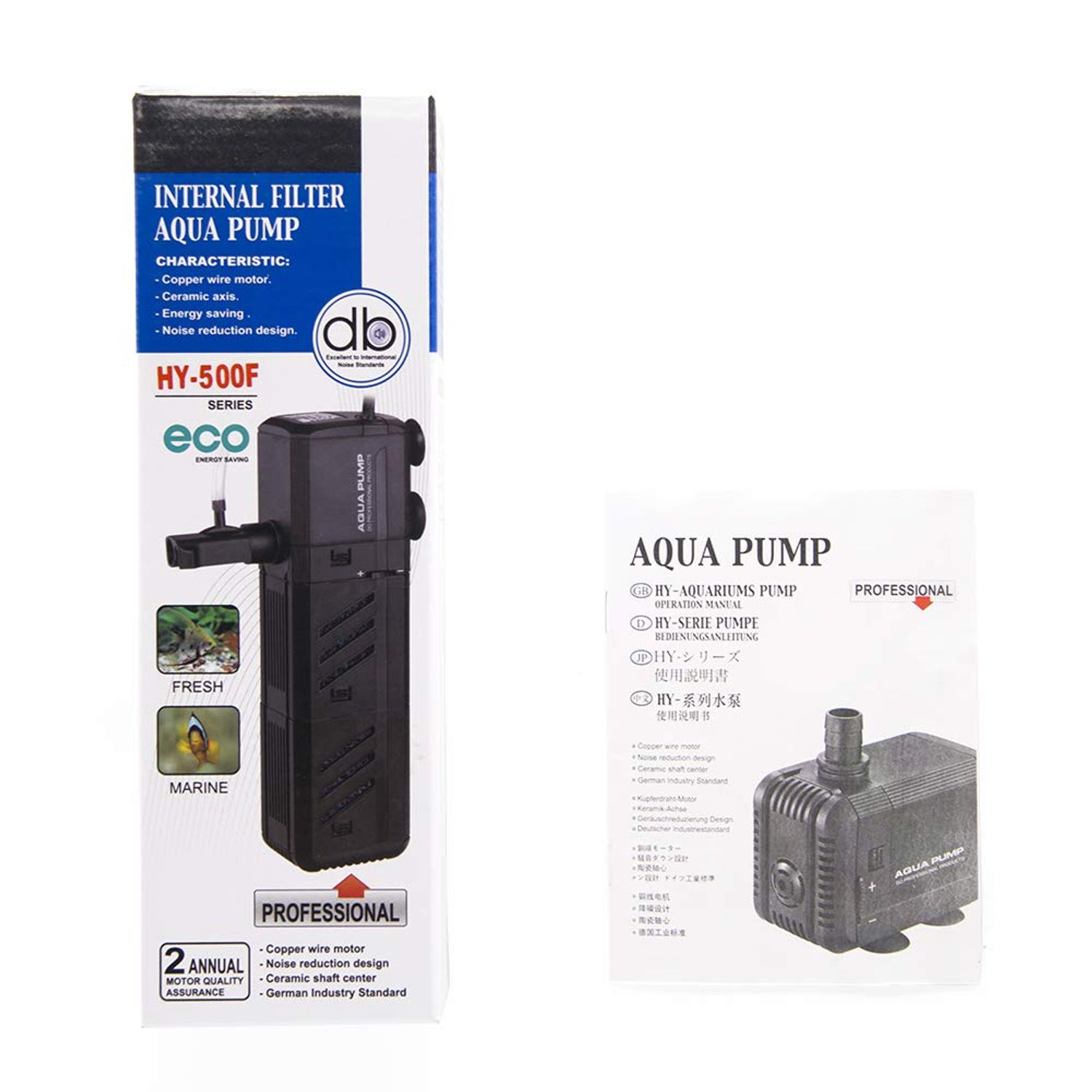 MQ 400GPH Submersible Water Pump (1500L/H, 15W) with Filters and Water Nozzles, Ultra Quiet for Aquarium, Fish Tank, Pond, Fountain, Hydroponics