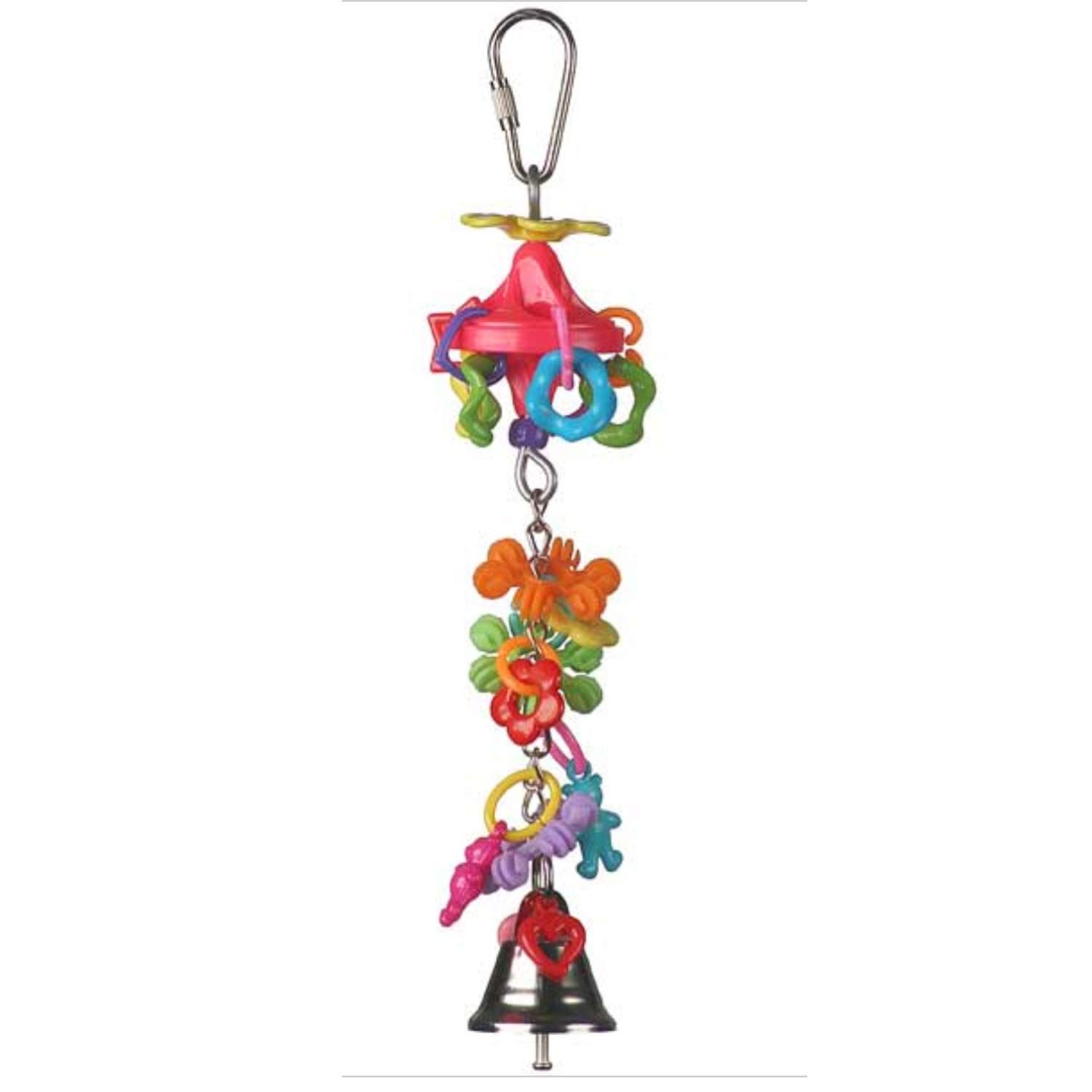 Super Bird Creations SB1084 Charmed I'm Sure Bird Toy, Small/Medium Bird Size, 8.5" x 2"
