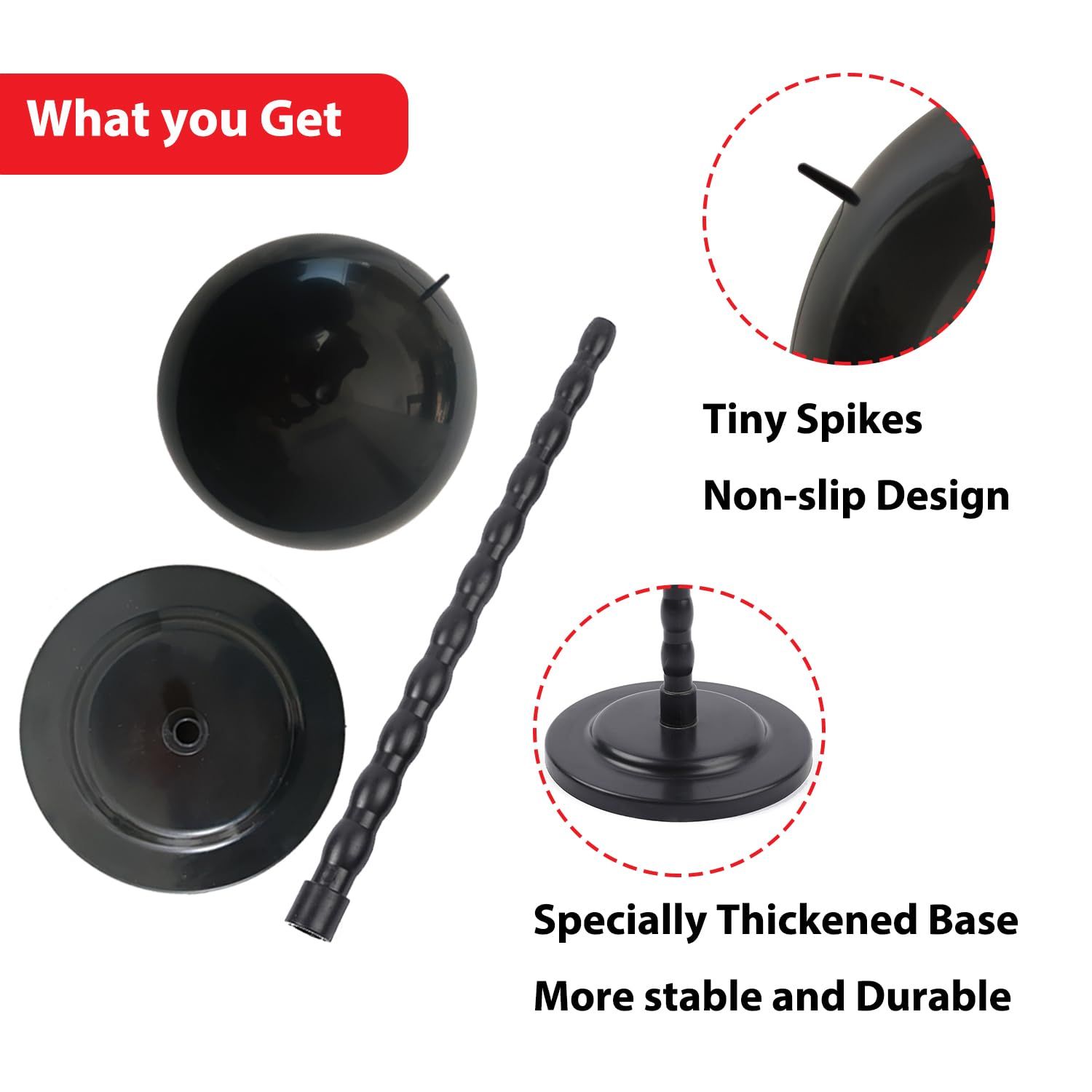 Wig Stand 1PC Wig Head Stand 13.8 Inch Portabl Wig Holder Black Non-Slip Hat Stand Travel Wig Head Holder for Multiple Wigs Display Storage Styling