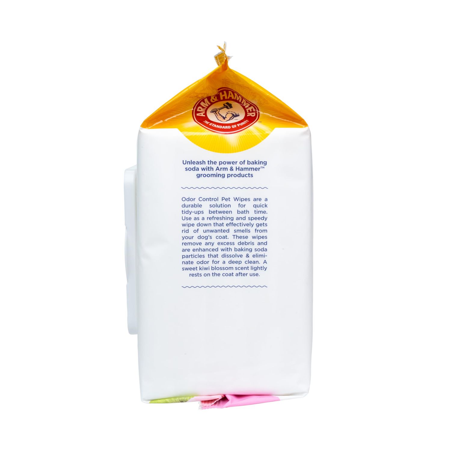Arm & Hammer for Pets Odor Control Wipes for Dogs, Best Odor Eliminating Waterless Cleaning for Dogs & Puppies | Kiwi Blossom Scent, 100 Count