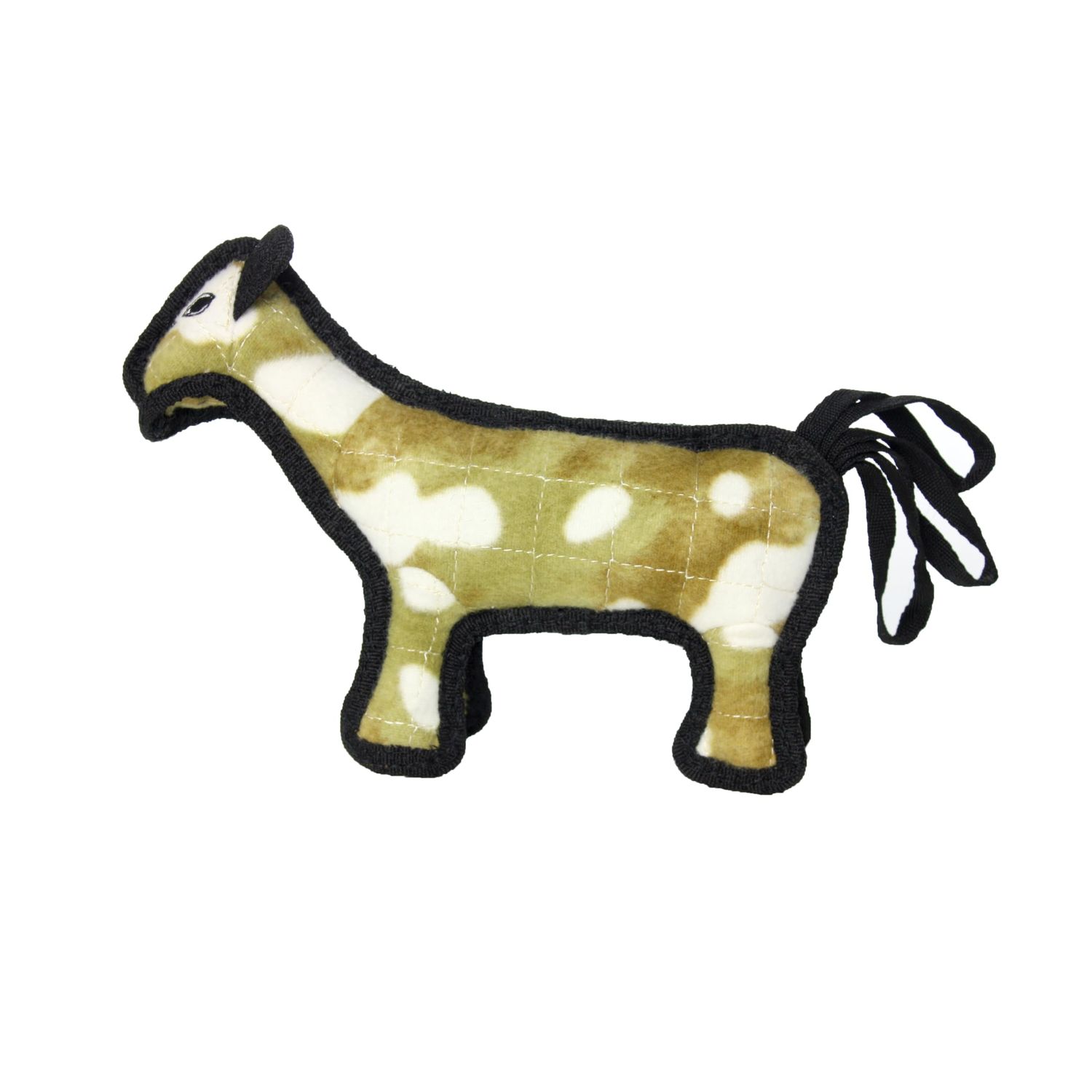 TUFFY - World's Tuffest Soft Dog Toy - Barnyard Horse - Multiple Layers. Made Durable, Strong & Tough. Interactive Play (Tug, Toss & Fetch). Machine Washable & Floats. (Junior)