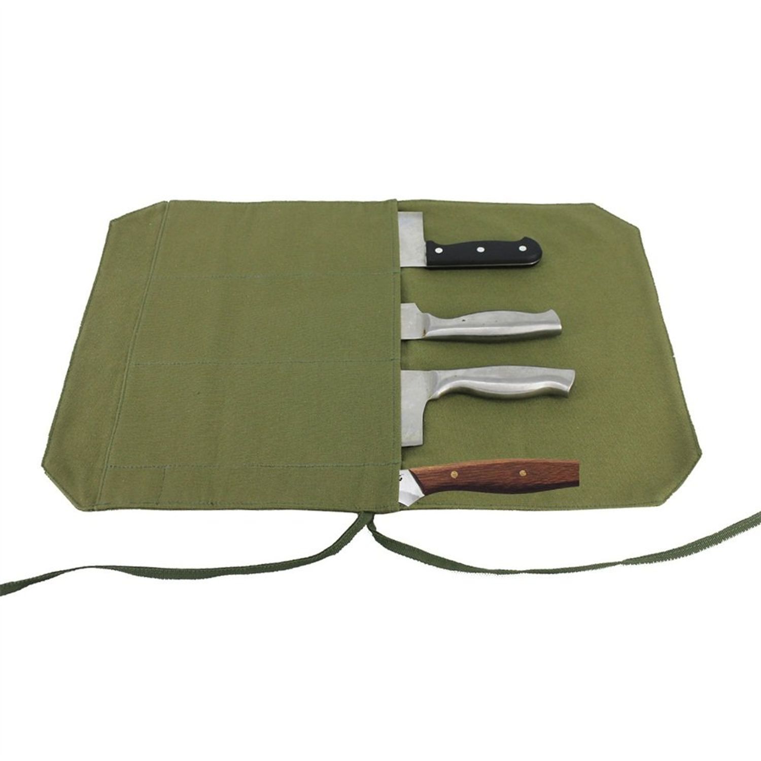 Chef's Knife Roll Bag,Portable Travel Chef Knife Case Carrier Storage Bag with 4 Slots Best Gift for Pro Chef or Culinary Enthusiasts Men Women