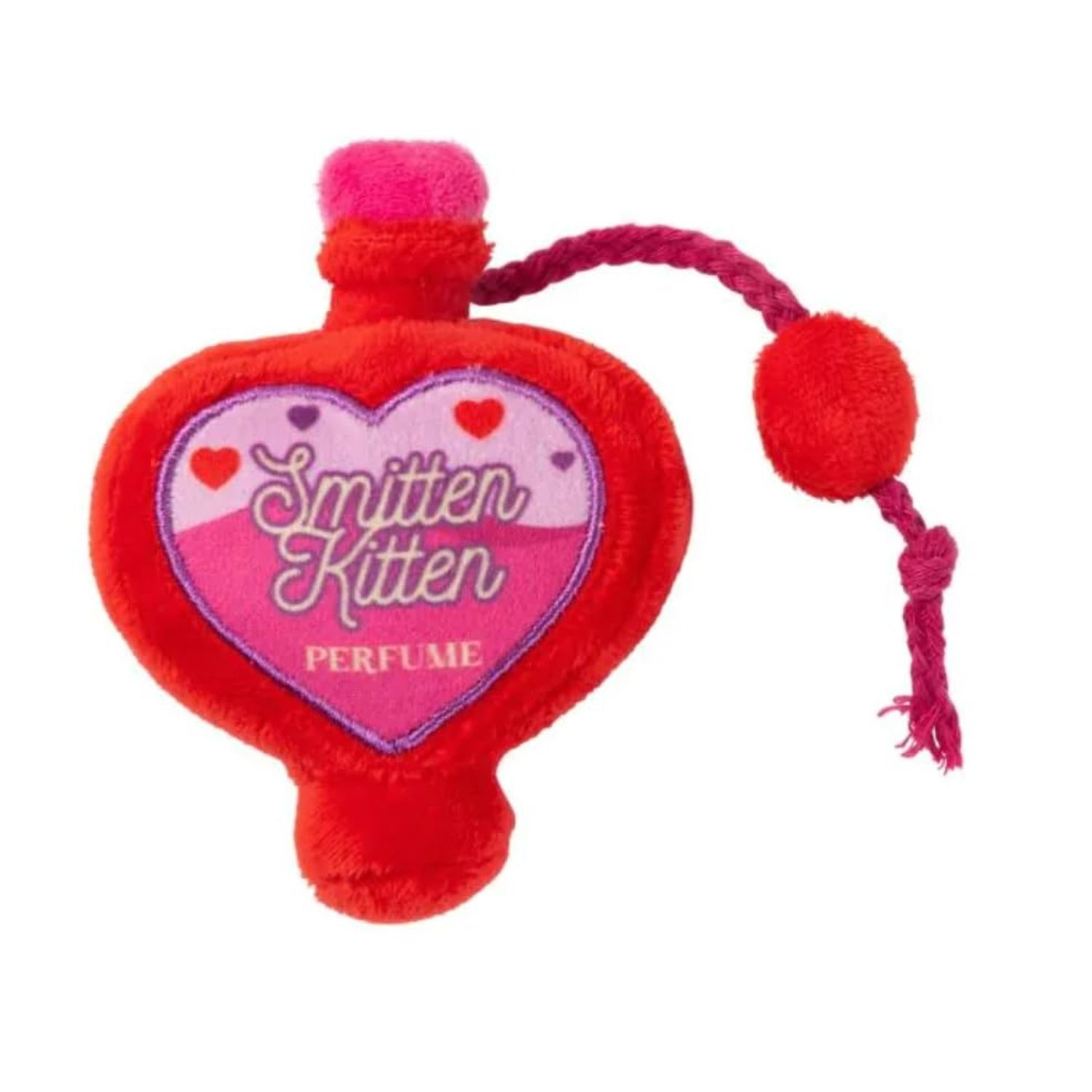 Fuzzyard Smitten Kitten Cat Toy Plush with Catnip & Heart Rope