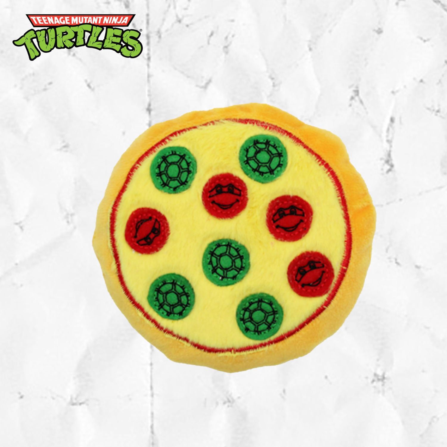 design LAB, Inc. Teenage Mutant Ninja Turtle Official Merchandise | TMNT Toys | Nesting Plush Dog Toy | Pizza Box with Pizza Slices | Great for Interactive Play!